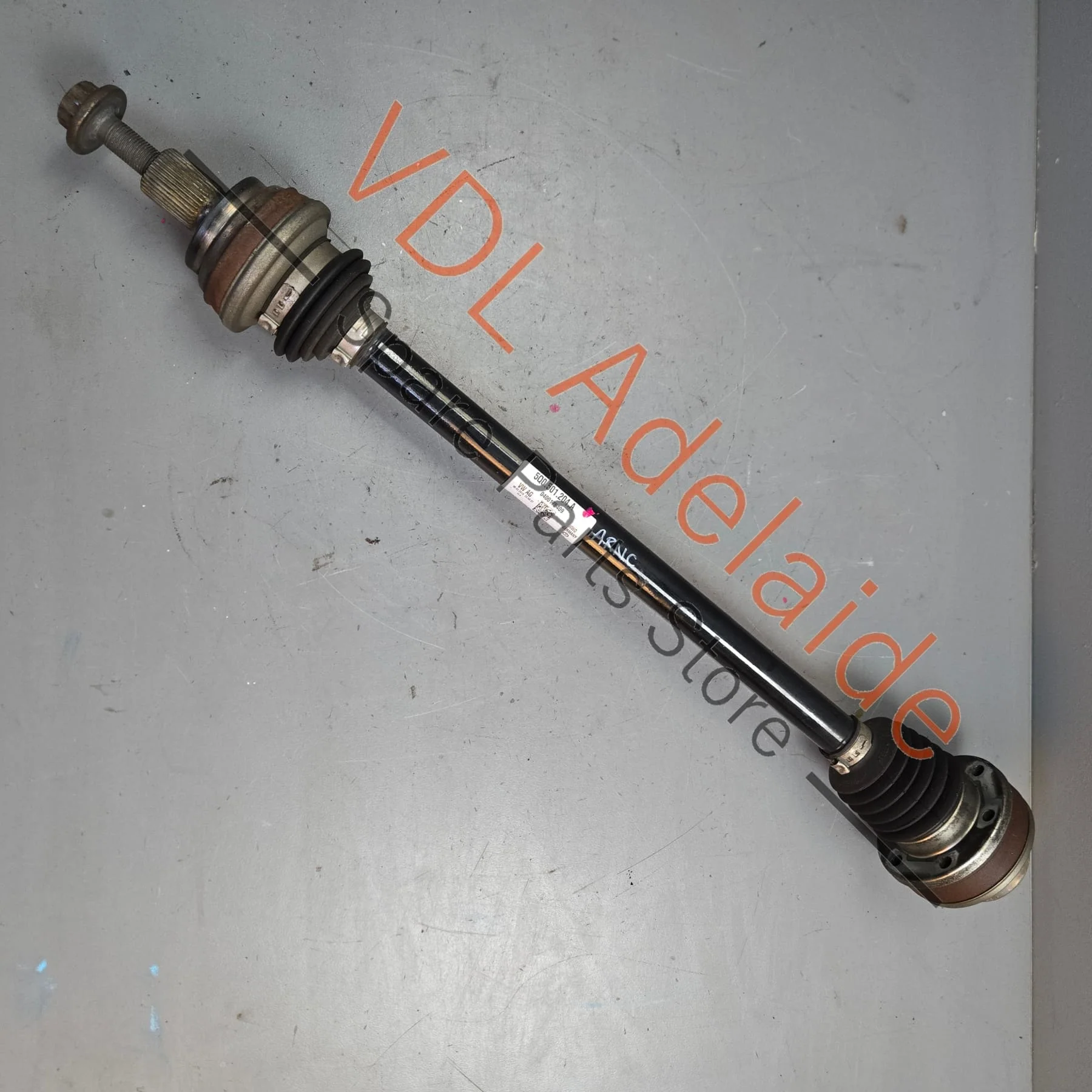 VW Golf Mk7 7.5 R Rear Right Side Drive Shaft CV Axle 5Q0501204A - Image 2