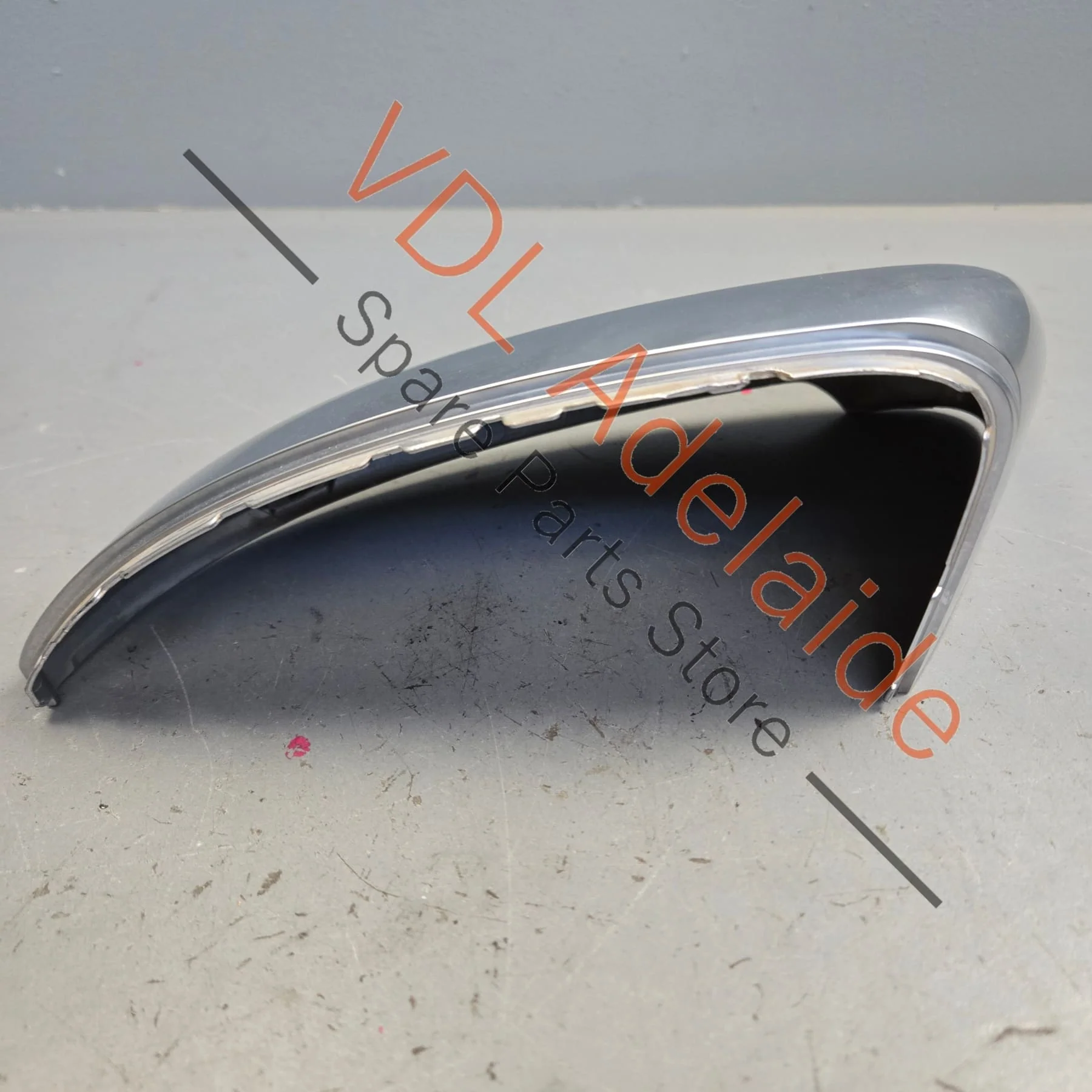 VW Golf R MK7 Aluminium Chrome Finish Left Side Wing Mirror Cover Cap 5G0857537G 3Q7 - Image 6