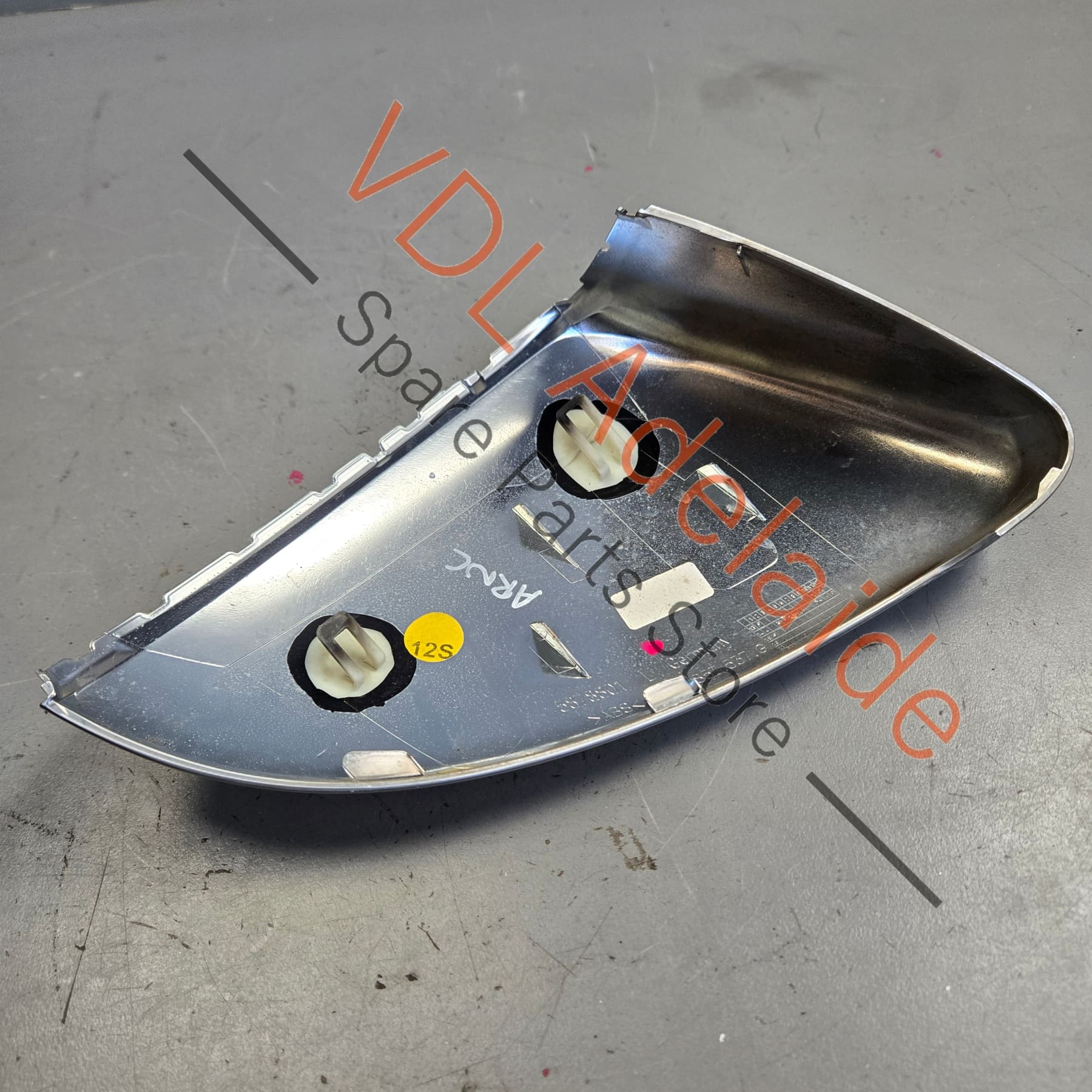 VW Golf R MK7 Aluminium Chrome Finish Left Side Wing Mirror Cover Cap 5G0857537G 3Q7 - Image 7