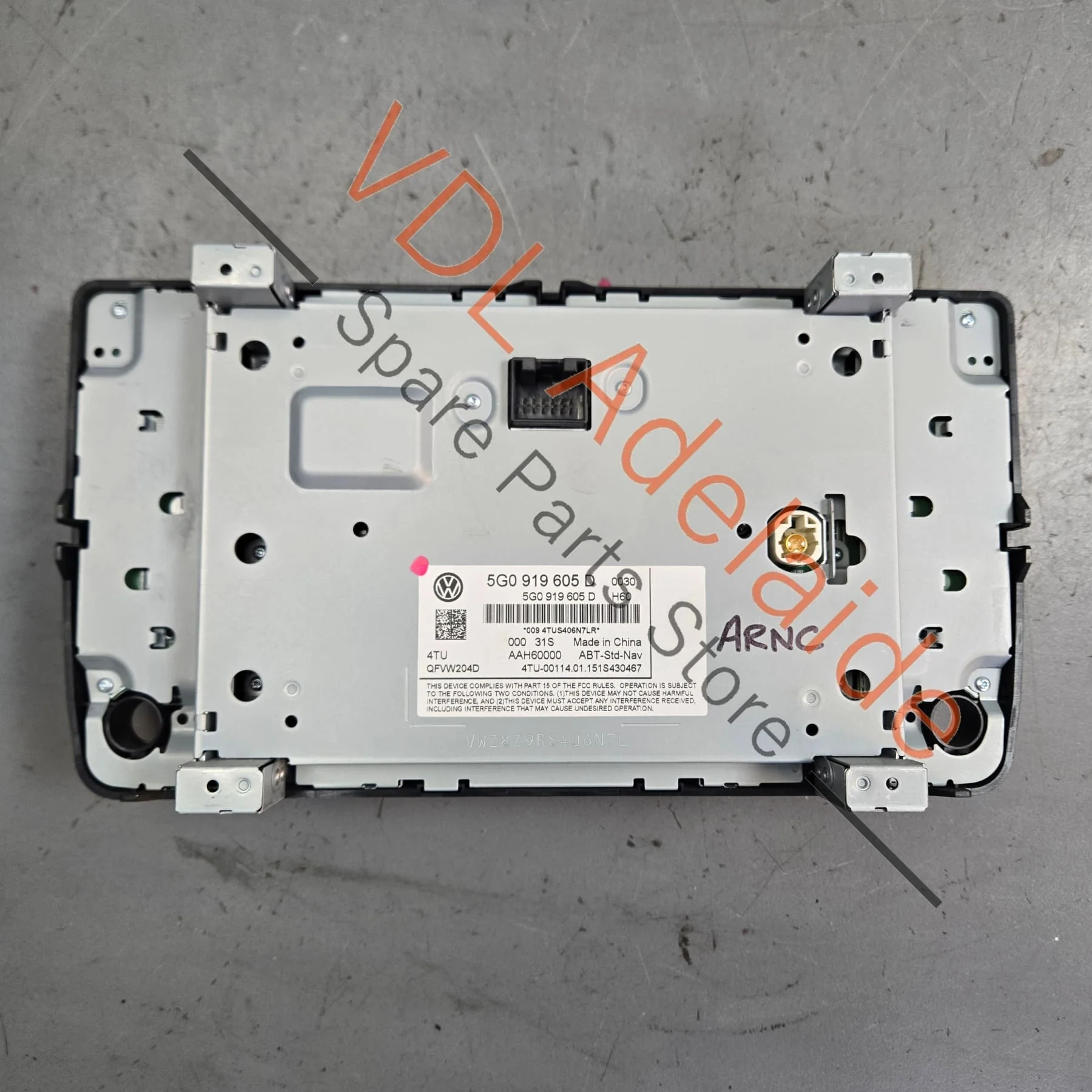 VW Golf Mk7 Discover Media 5.8inch Display Screen Head Unit Control Panel Touchscreen 5G0919605D - Image 4