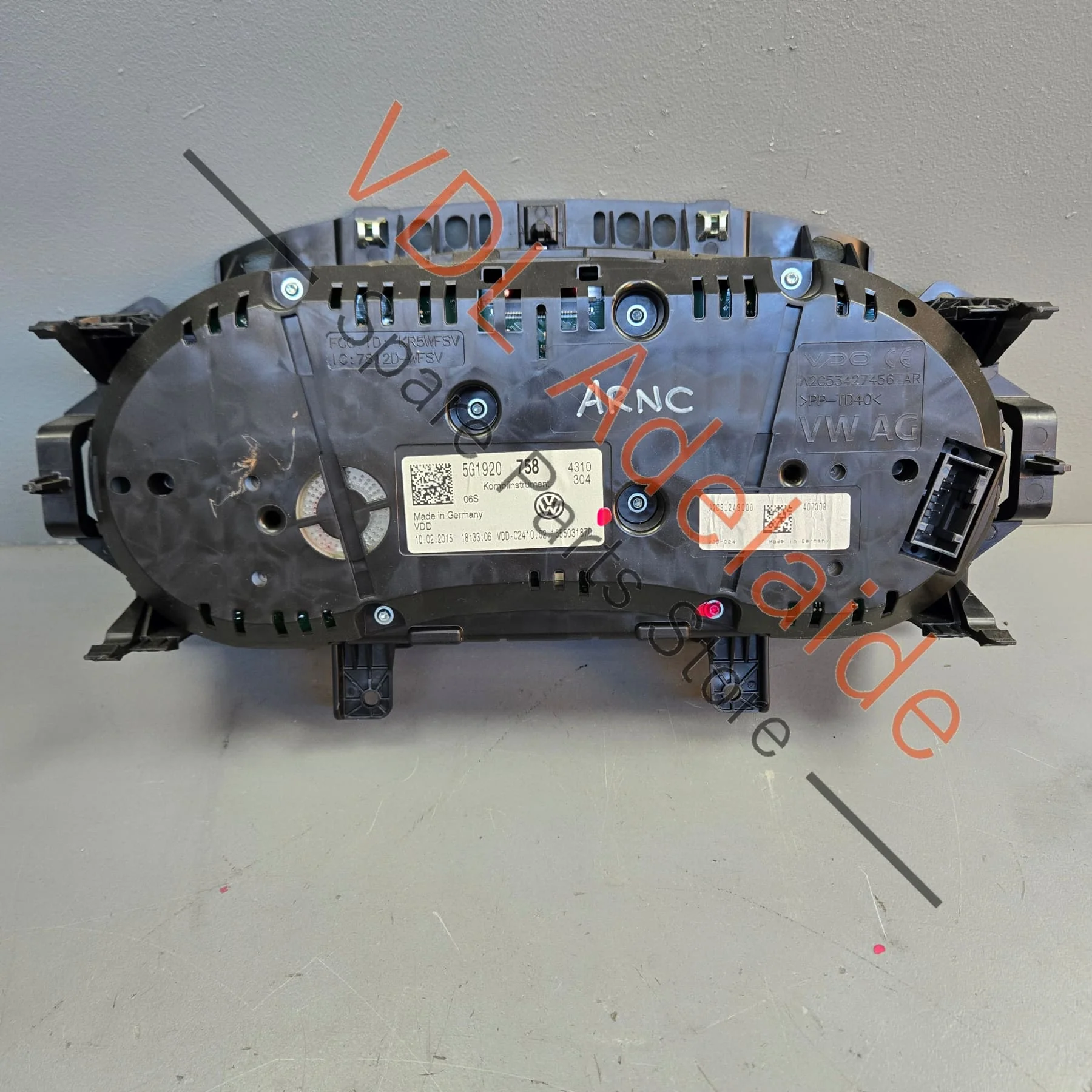 VW Golf R MK7 Combi-instrument Kombiinstrument Dash Cluster 320 km/h 5G1920758 - Image 4