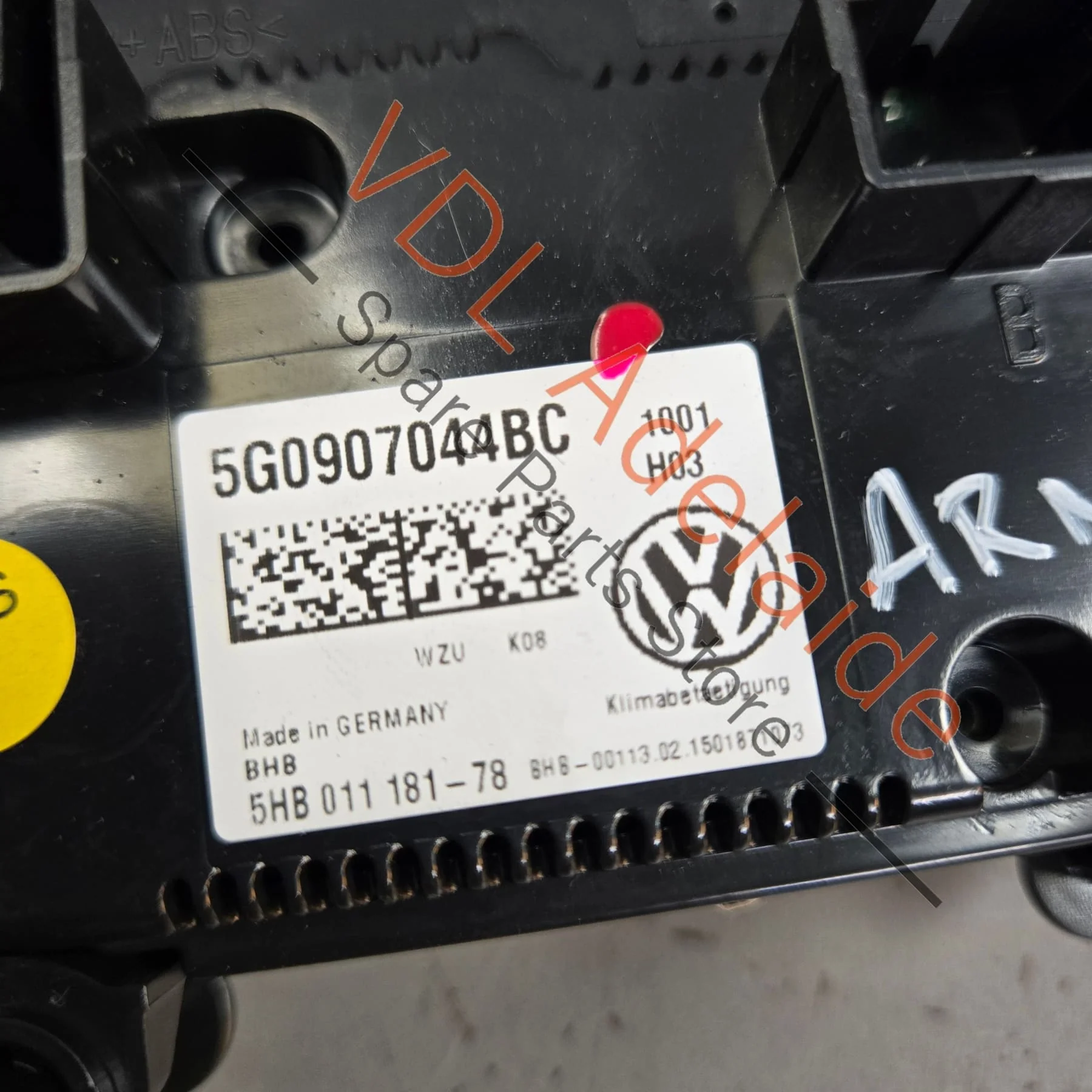 Volkswagen VW Golf MK7 Climate Aircon AC Seat Heater Switch 5G0907044BC - Image 5