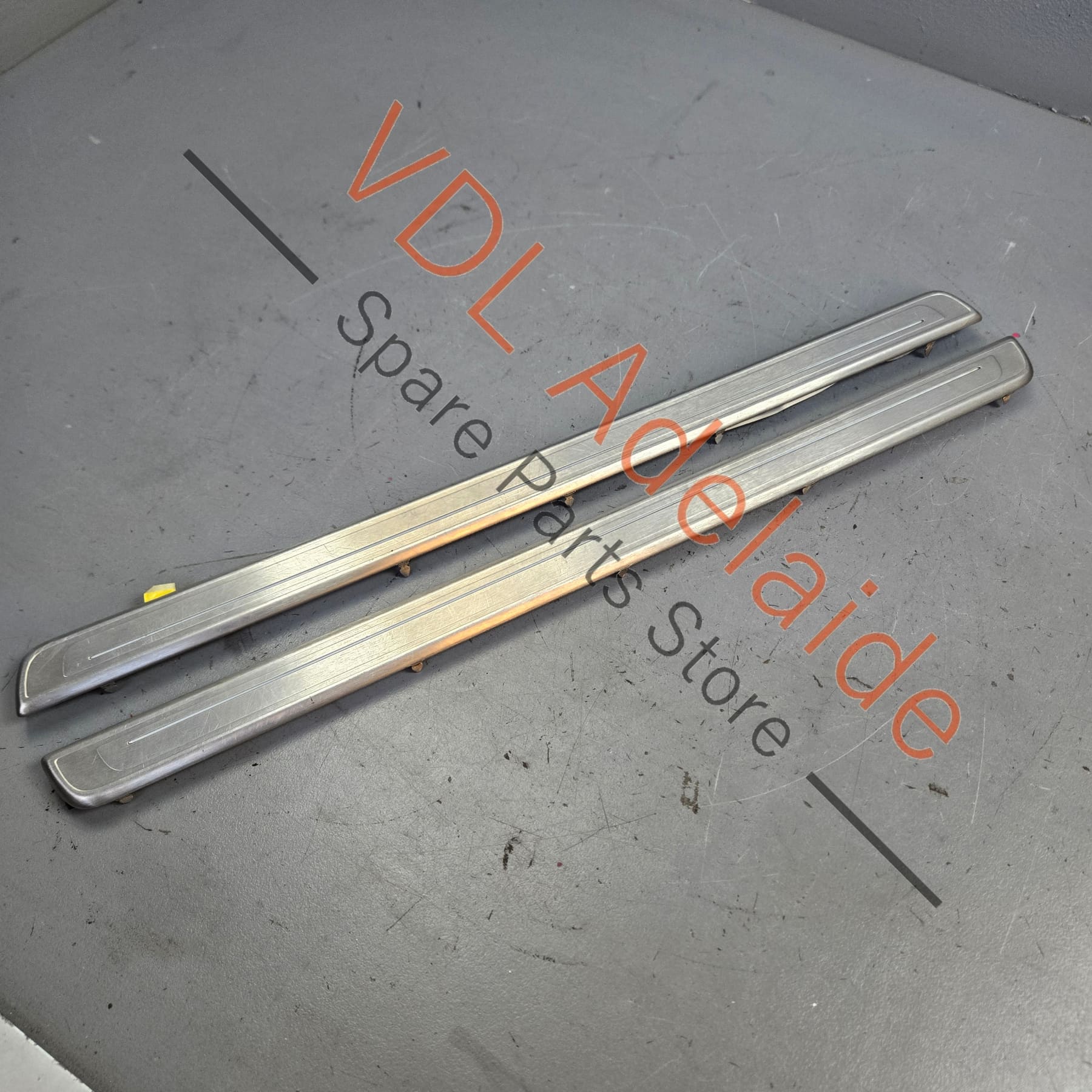 VW Golf R MK7 7.5 Pair of Illuminated Blue LED Sill Trim Entry Light Strip 5G4853369K DAT Suit 4dr Models - Image 3