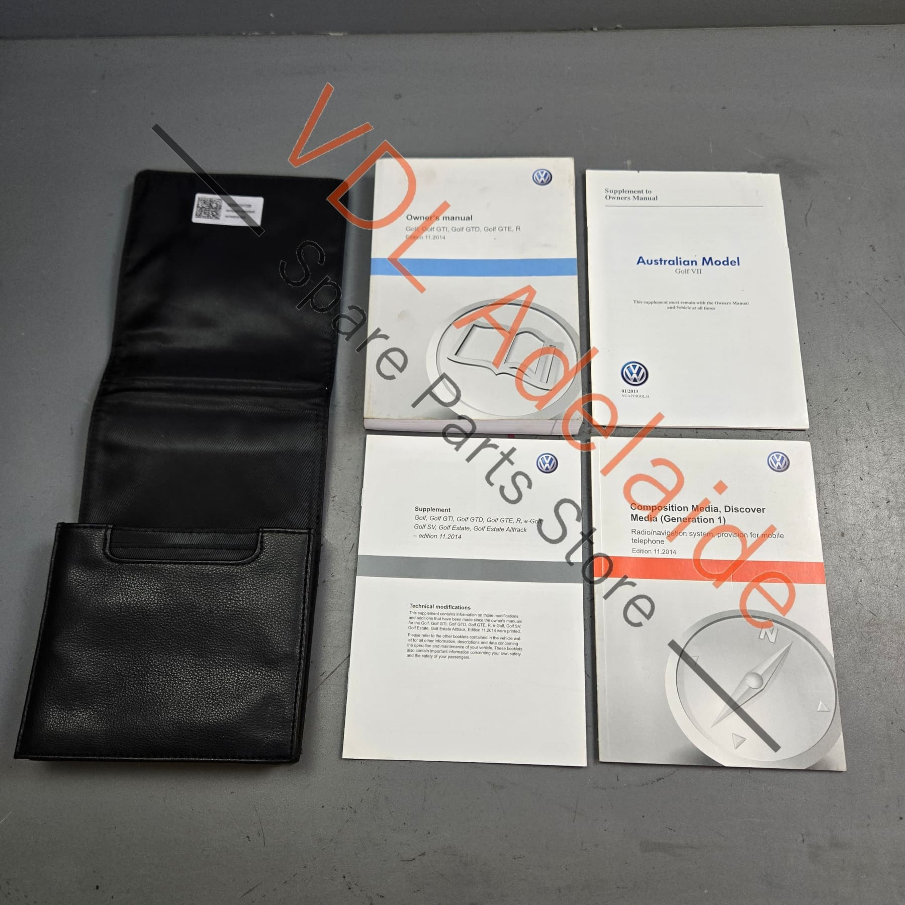 Set of Owners Manual Books for VW Golf Gti R GTD MK7 7.5