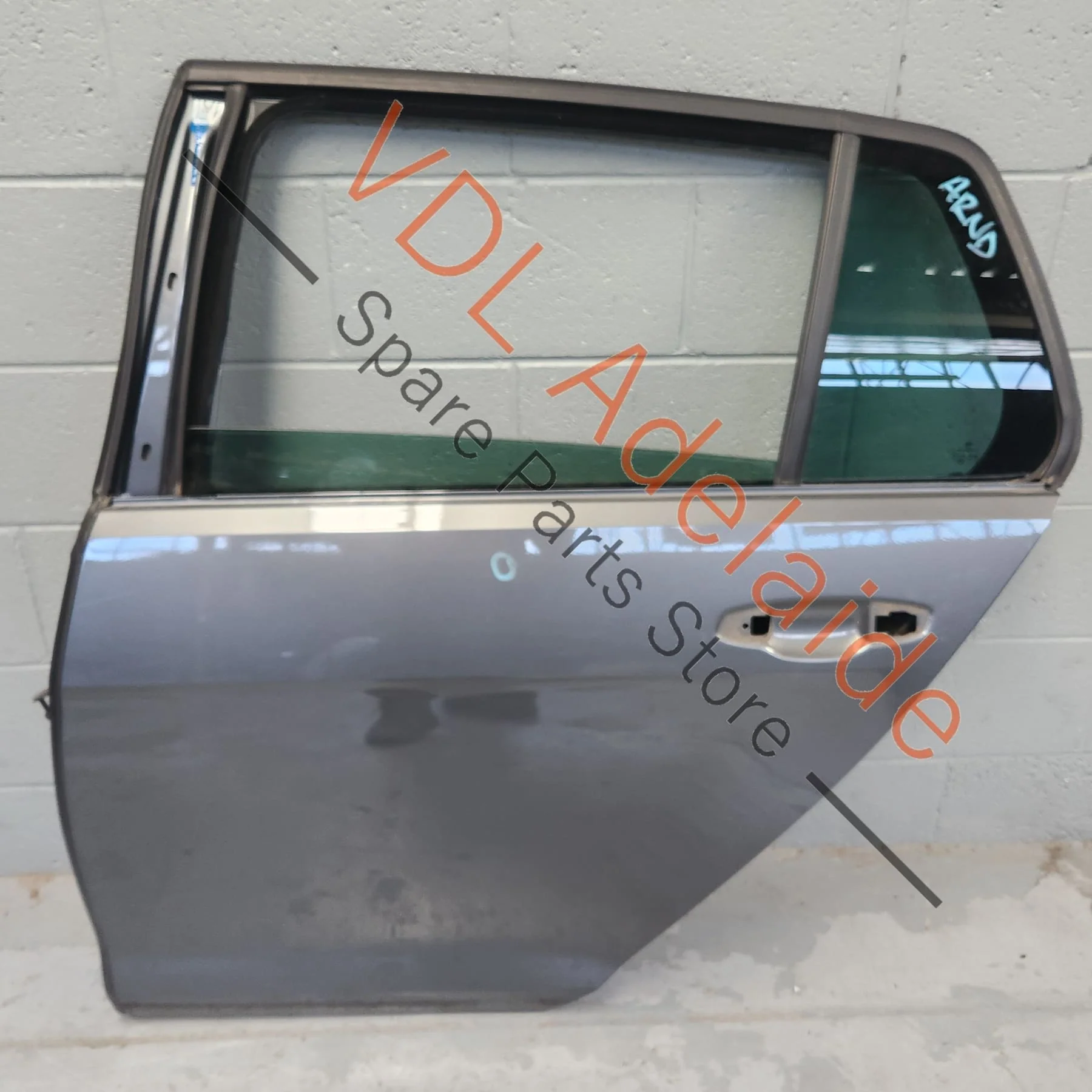 VW Golf MK7 7.5 Rear Left Door Shell Panel Indium Grey LR7H X3X3 5G4833055AC