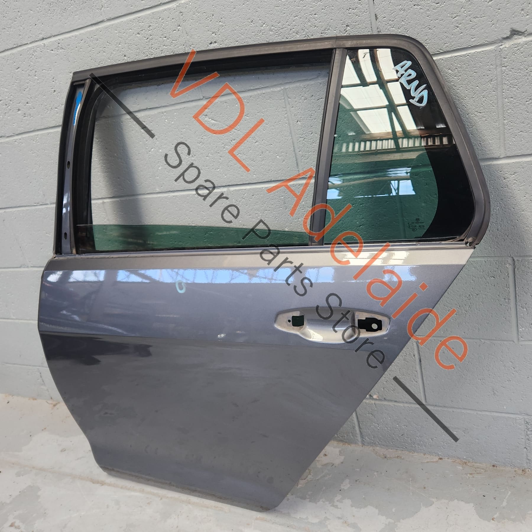VW Golf MK7 7.5 Rear Left Door Shell Panel Indium Grey LR7H X3X3 5G4833055AC - Image 9