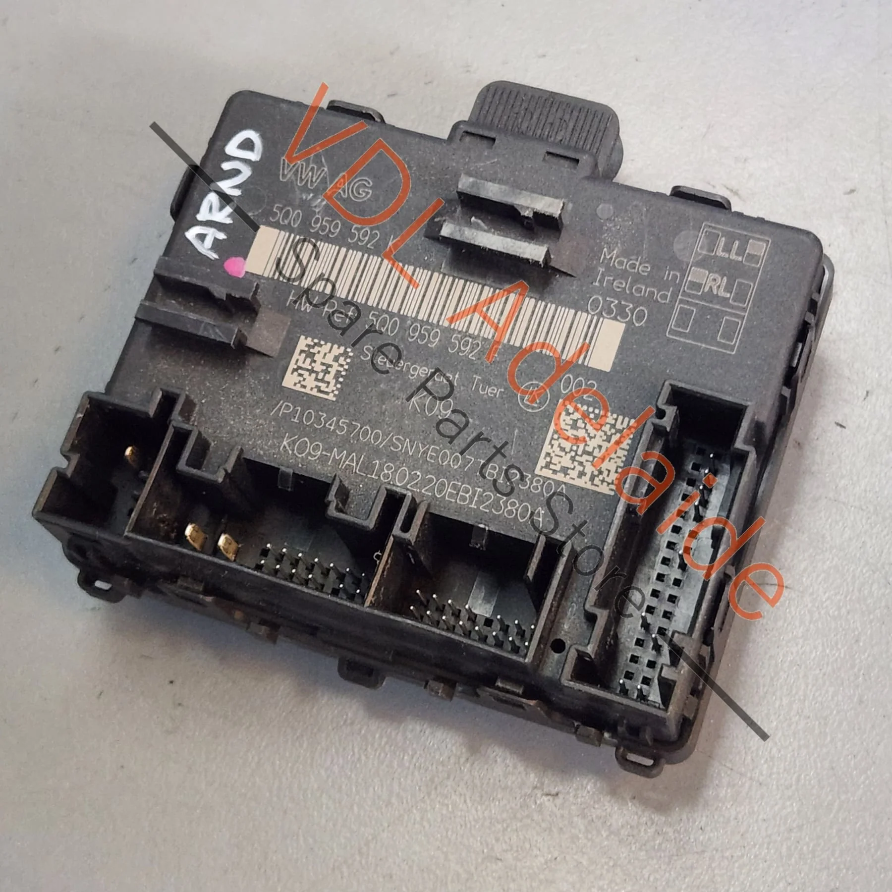 VW Golf MK7 7.5 Front Passengers Door Control Unit 5Q0959592K