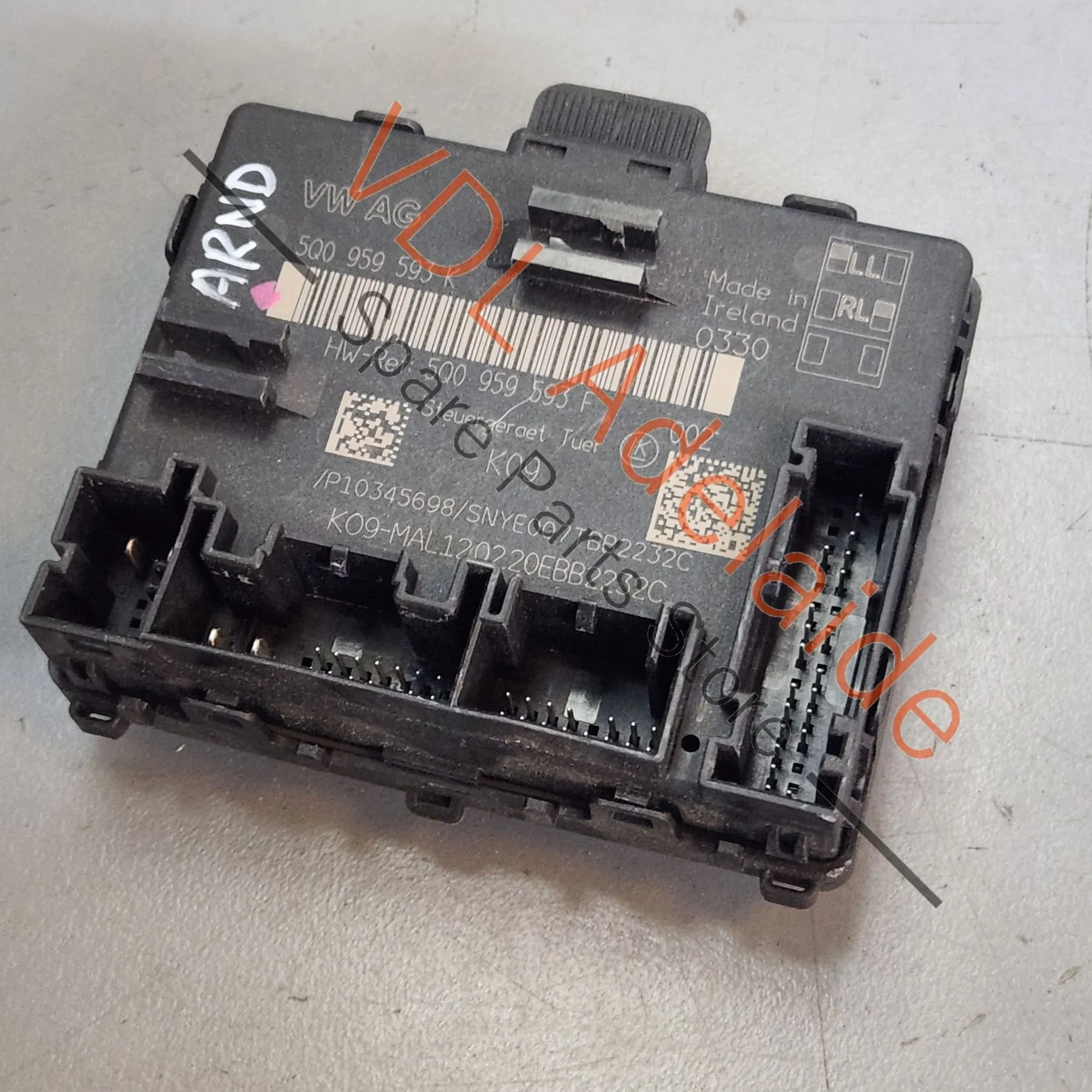 VW Golf MK7 7.5 Front Drivers Side Door Control Unit 5Q0959593K