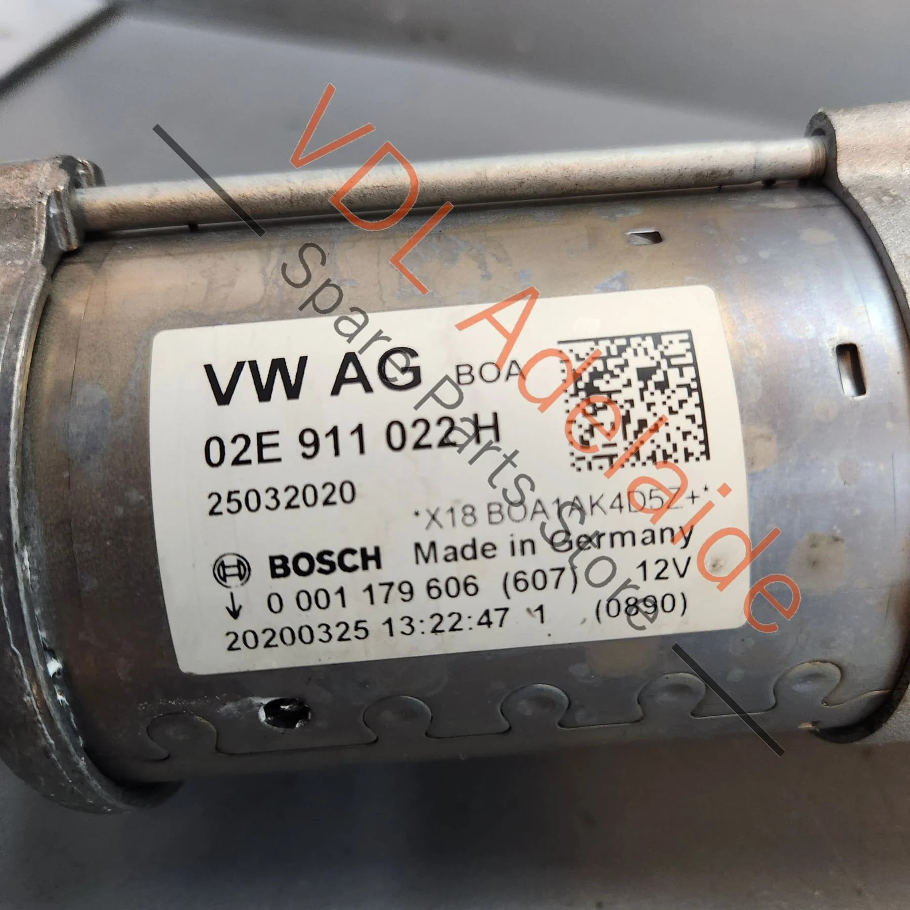 VW Golf MK7 7.5 1.1kw Starter Motor Bosch 02E911022H - Image 3