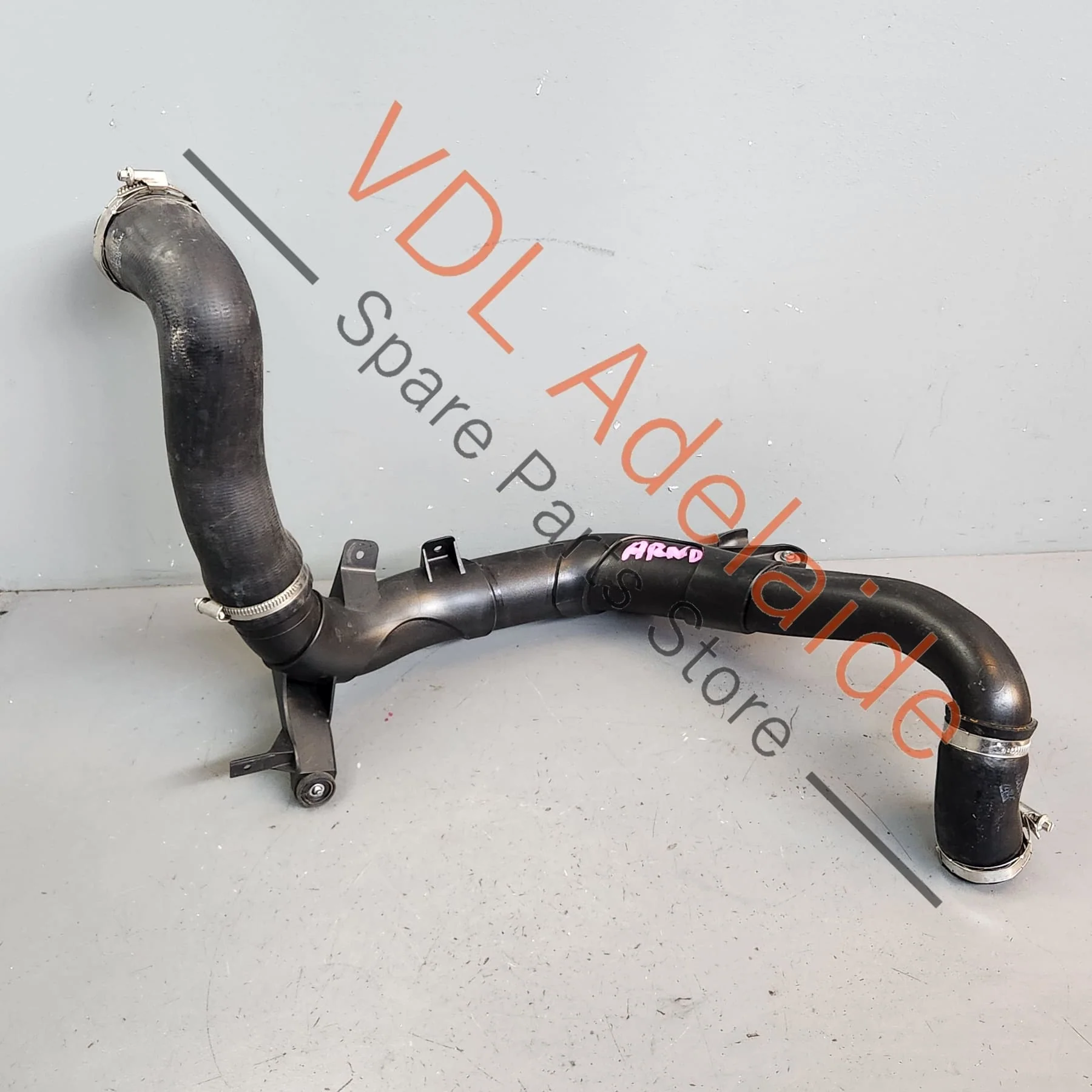 VW Golf R MK7 Left Side Intercooler Pressure Pipe Hose 5Q0145762E 5Q0145840B