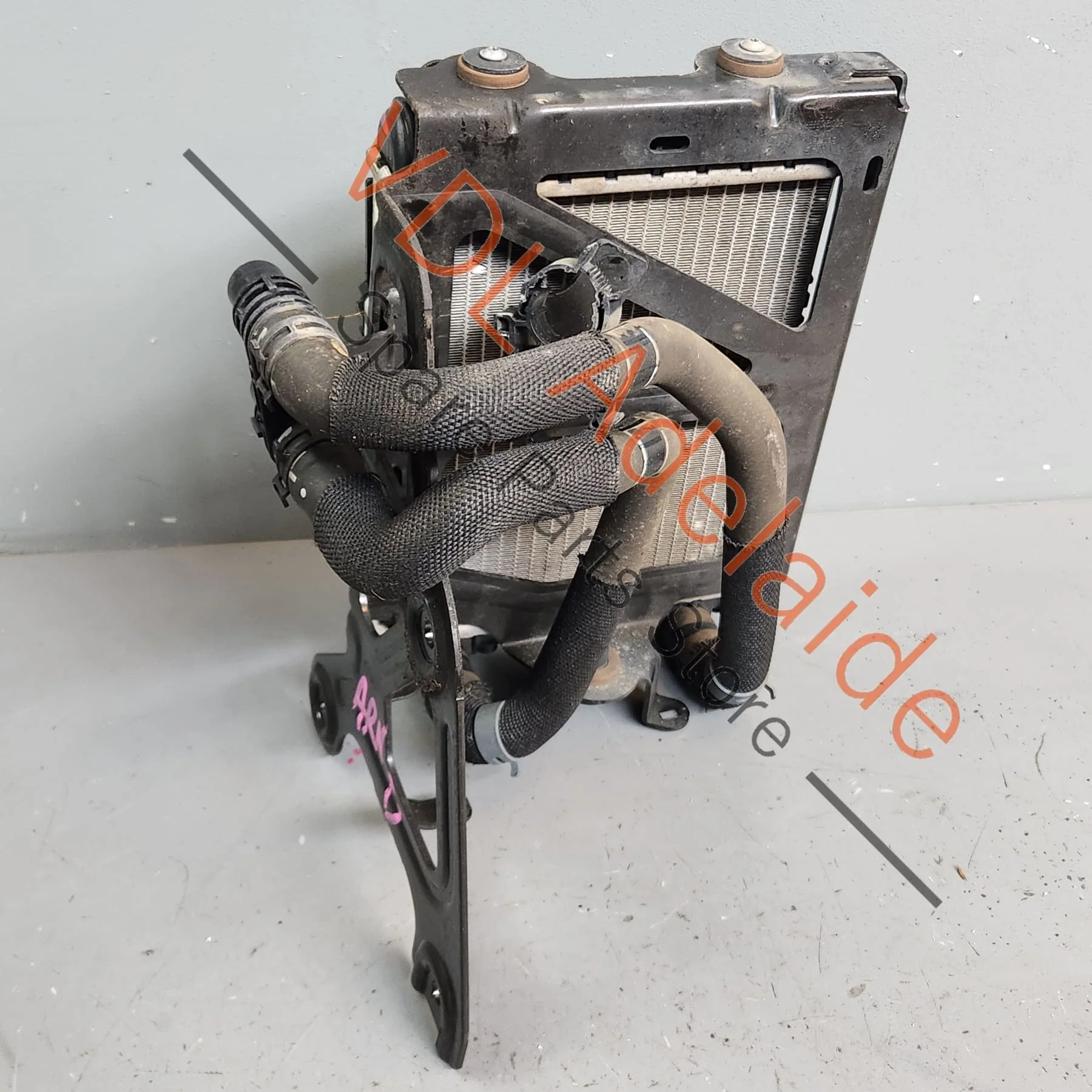 VW Golf R MK7 7.5 Front Left Small Additional Radiator Cooler Assembly 5Q0121251HA 5Q0121093BF - Image 5