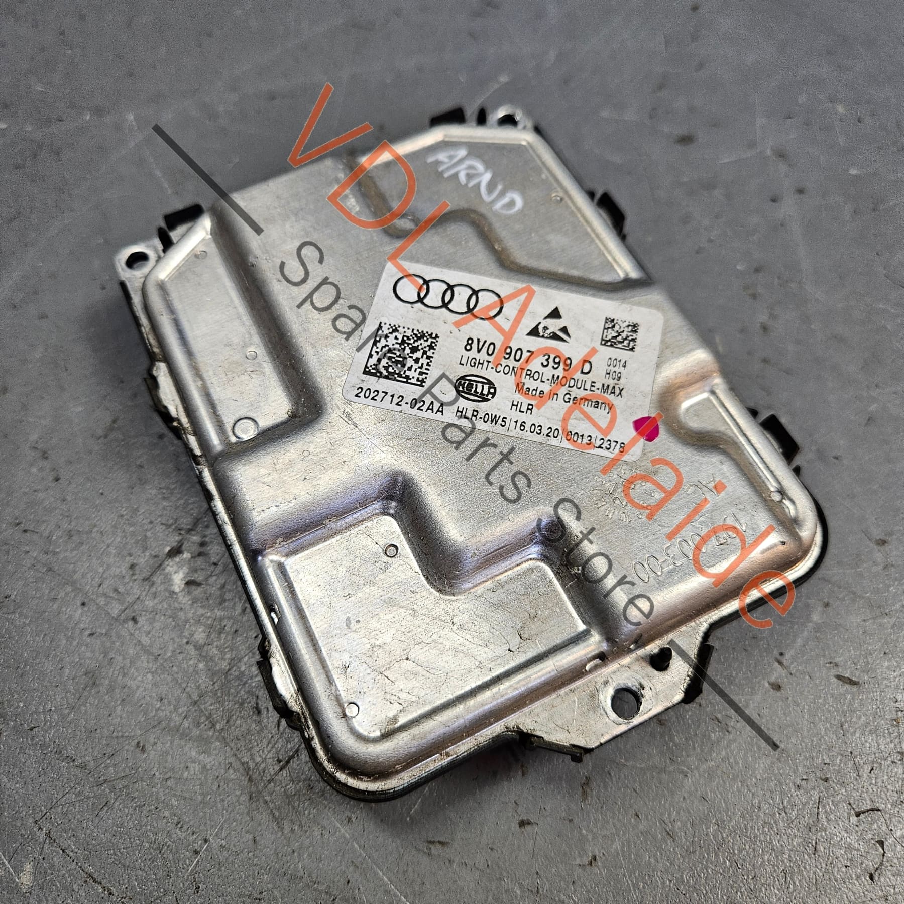 VW Audi LED Headlight Head Light Power Module Controller 8V0907399D