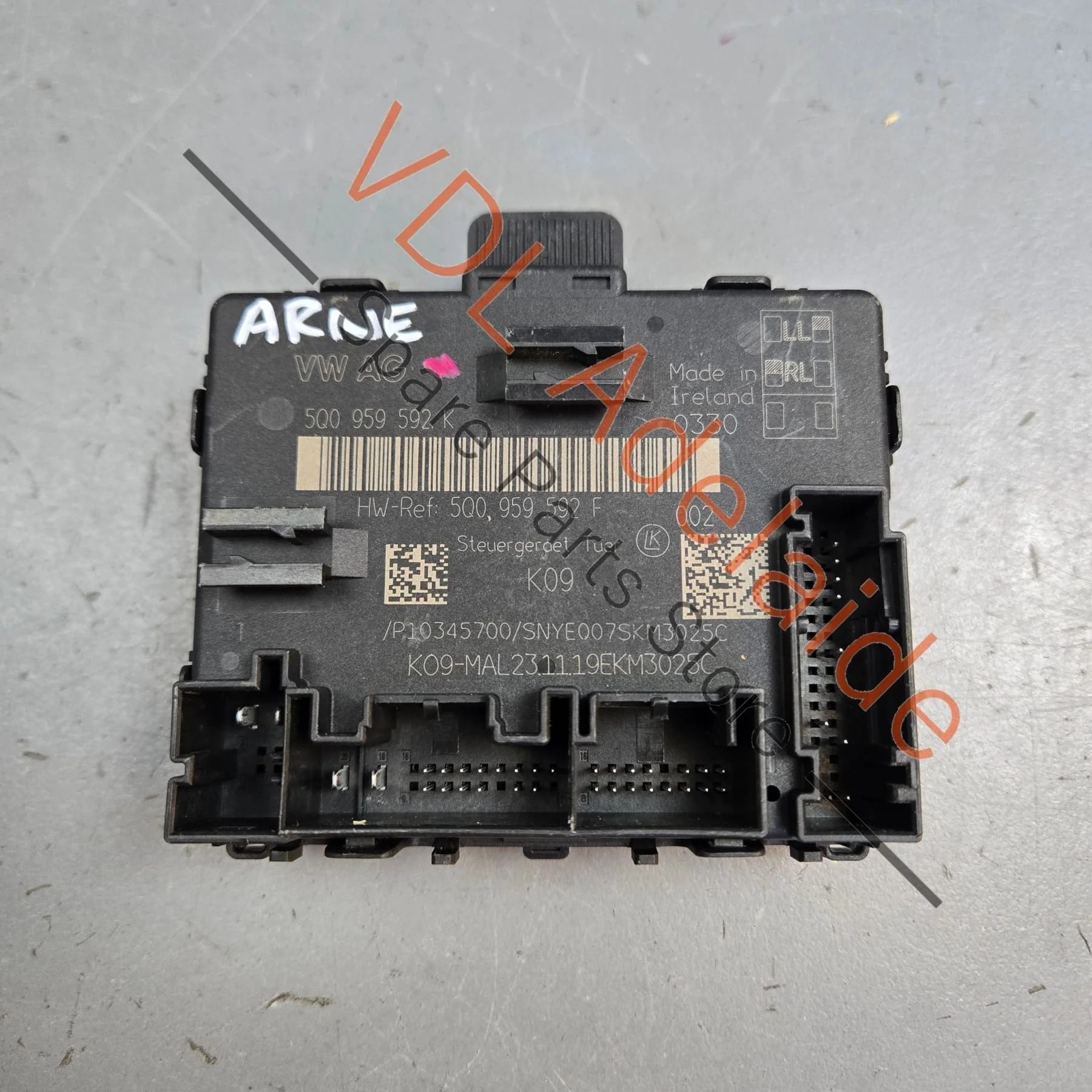 Audi Q3 A3 VW Golf MK7 7.5 Front Passengers Door Control Unit 5Q0959592K