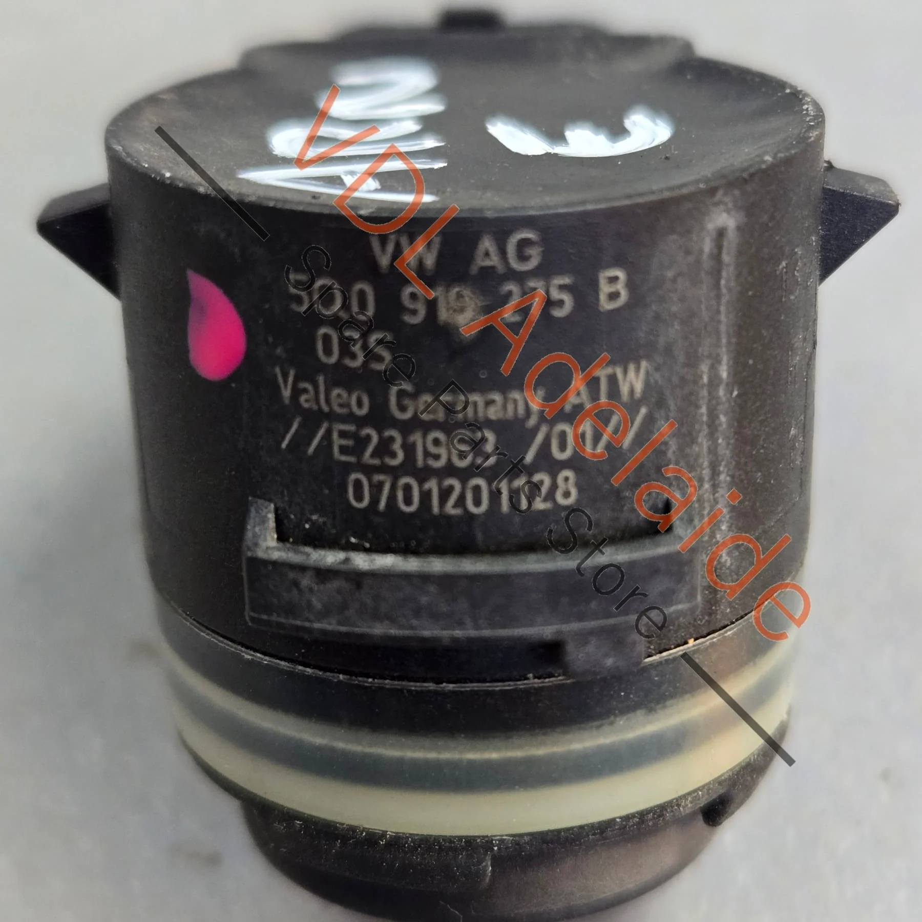 VW PDC Front Parking Sensor 5Q0919275C Indium Grey LR7H X3X3 Back Side - Image 2