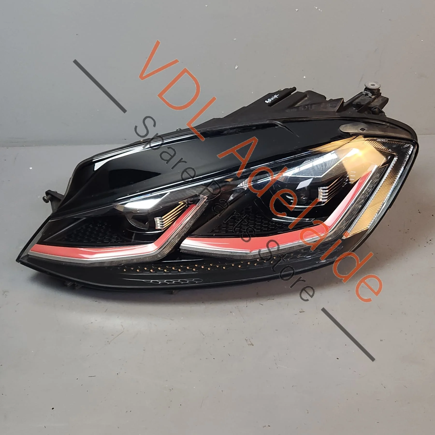 Genuine VW Golf MK7.5 Gti Left Headlight Red Stripe 5G2941077A for RHD models