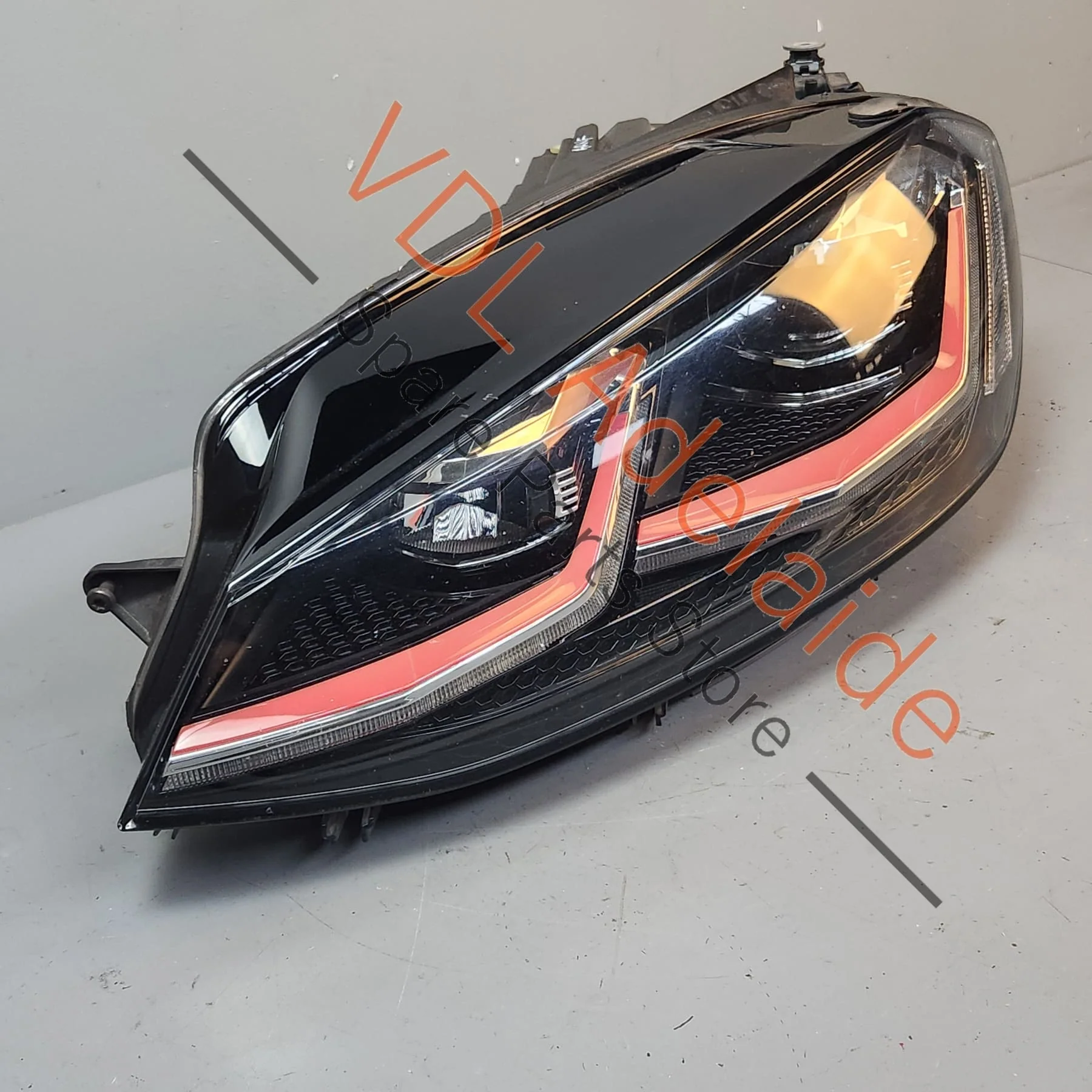 Genuine VW Golf MK7.5 Gti Left Headlight Red Stripe 5G2941077A for RHD models - Image 5