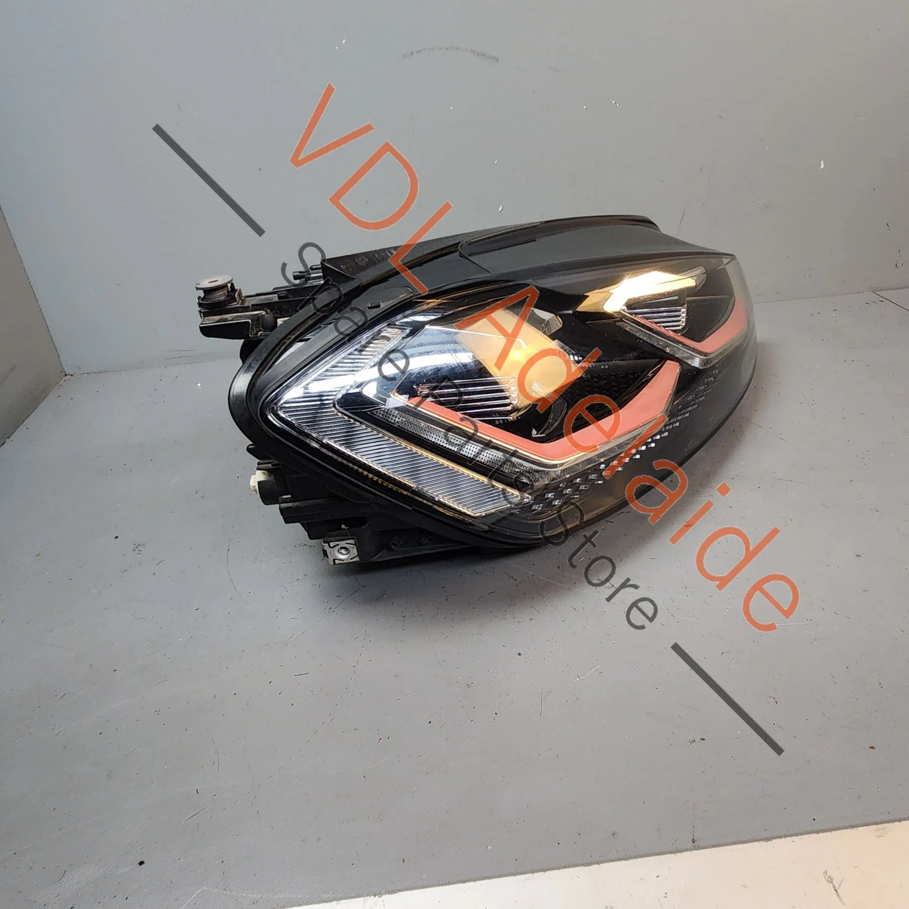 Genuine VW Golf MK7.5 Gti Right Headlight Red Stripe 5G2941078A for RHD models - Image 4