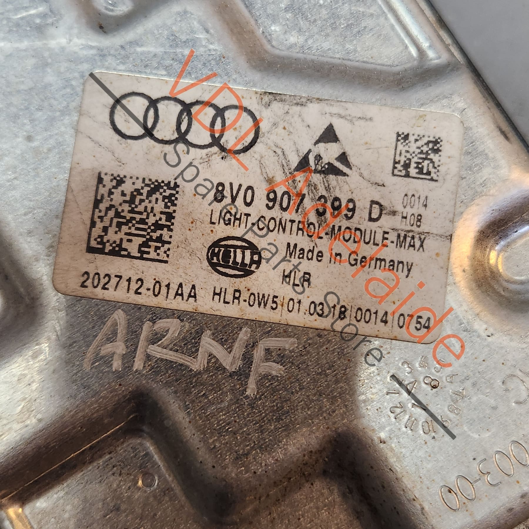 VW Audi Headlight Control Module 8V0907399D - Image 5