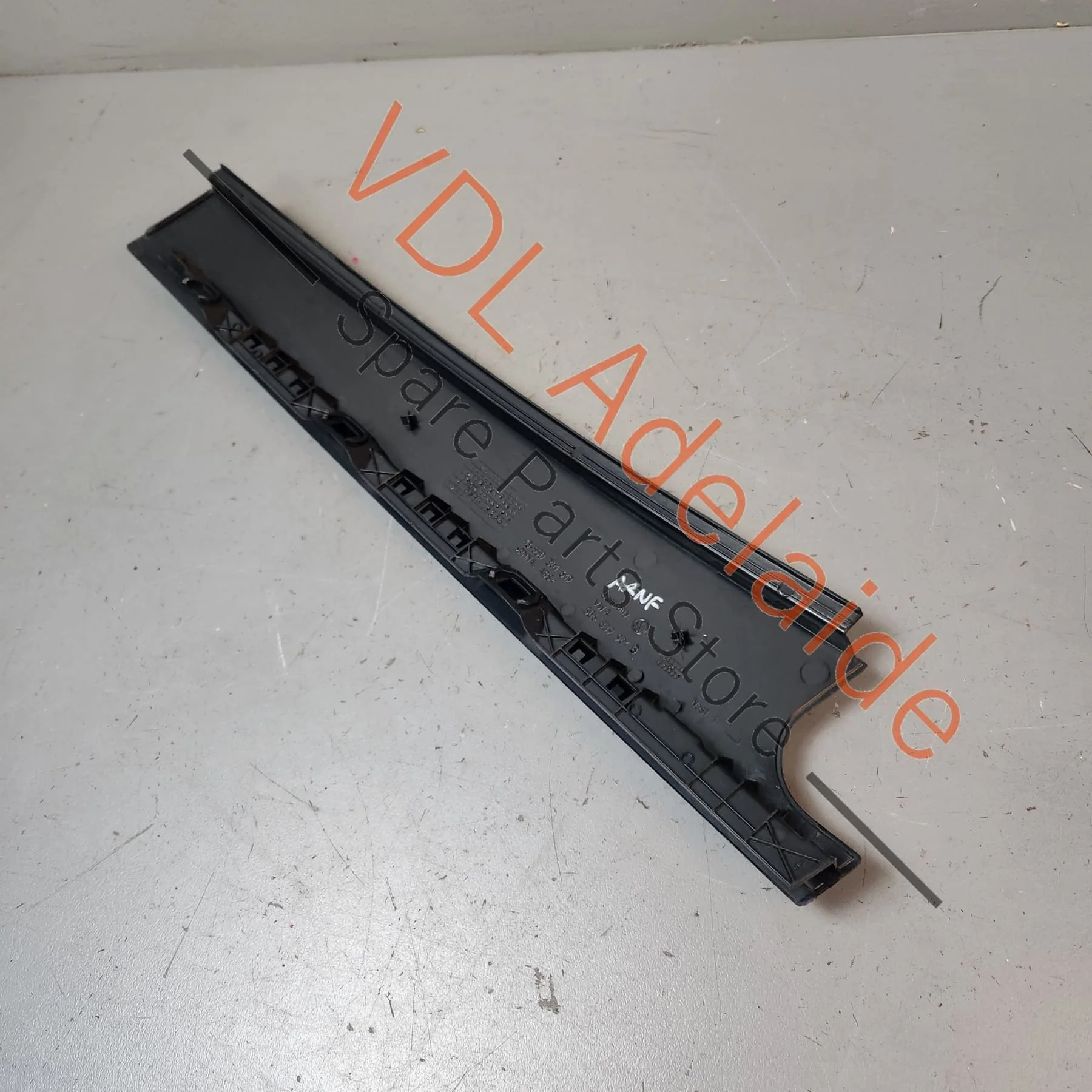 VW Golf Mk7 Gloss Black Rear Left B Pillar Exterior Trim for Door Window Frame 5G6839901B - Image 6