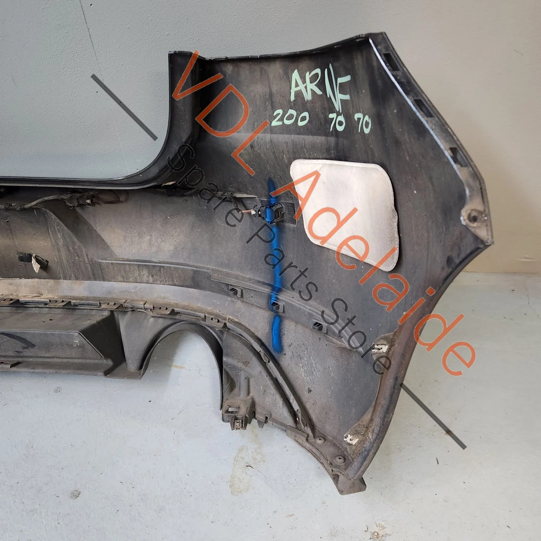 VW Golf Mk7.5 GTi Rear Bumper Cover & Lower Diffuser Dark Iron Blue Metallic 8P8P LD5G 5G6807417BQ GRU 5G6807568AB 9B9 - Image 11