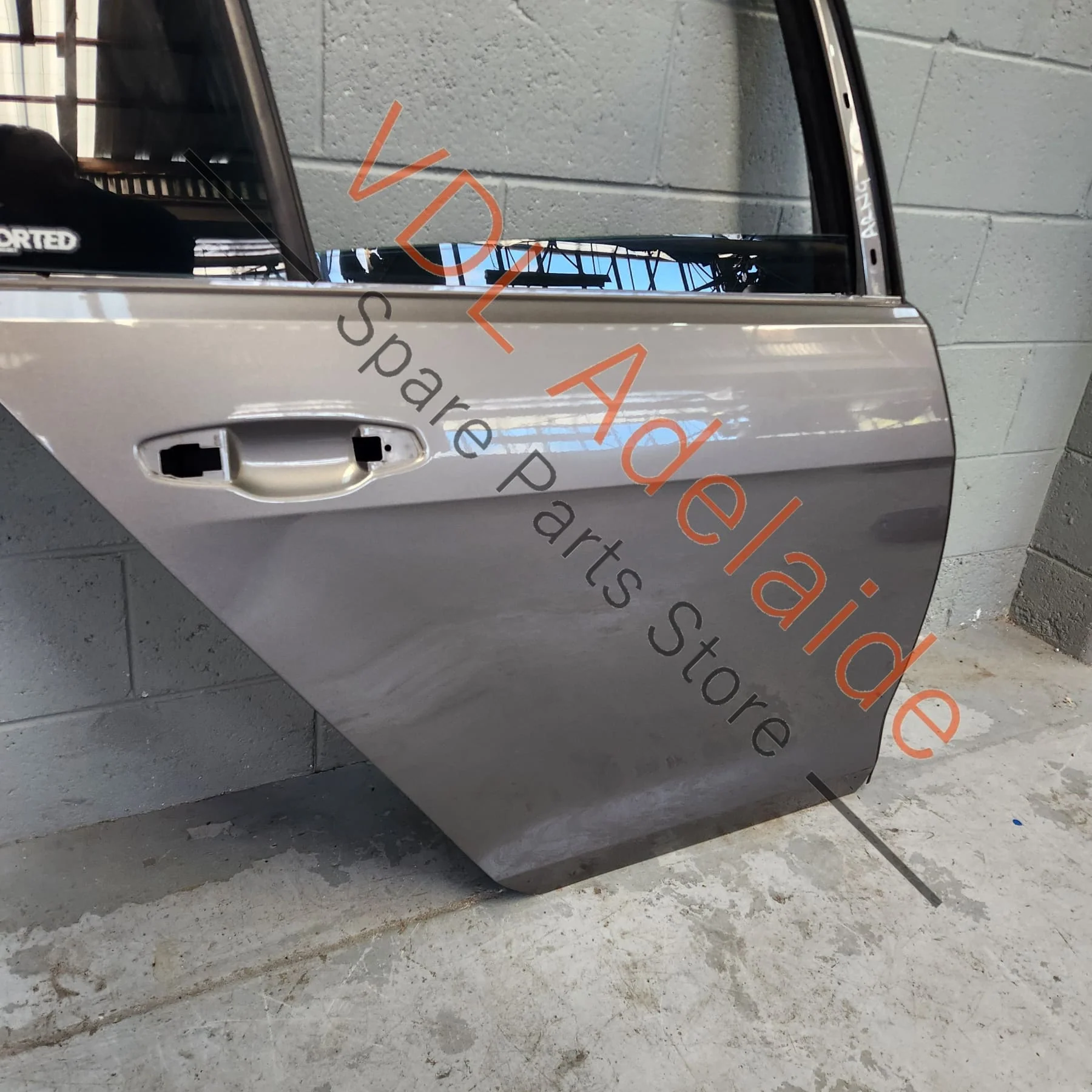 VW Golf MK7 Rear Right Door Shell Panel Limestone Grey LA7N Z1 A7N - Image 3