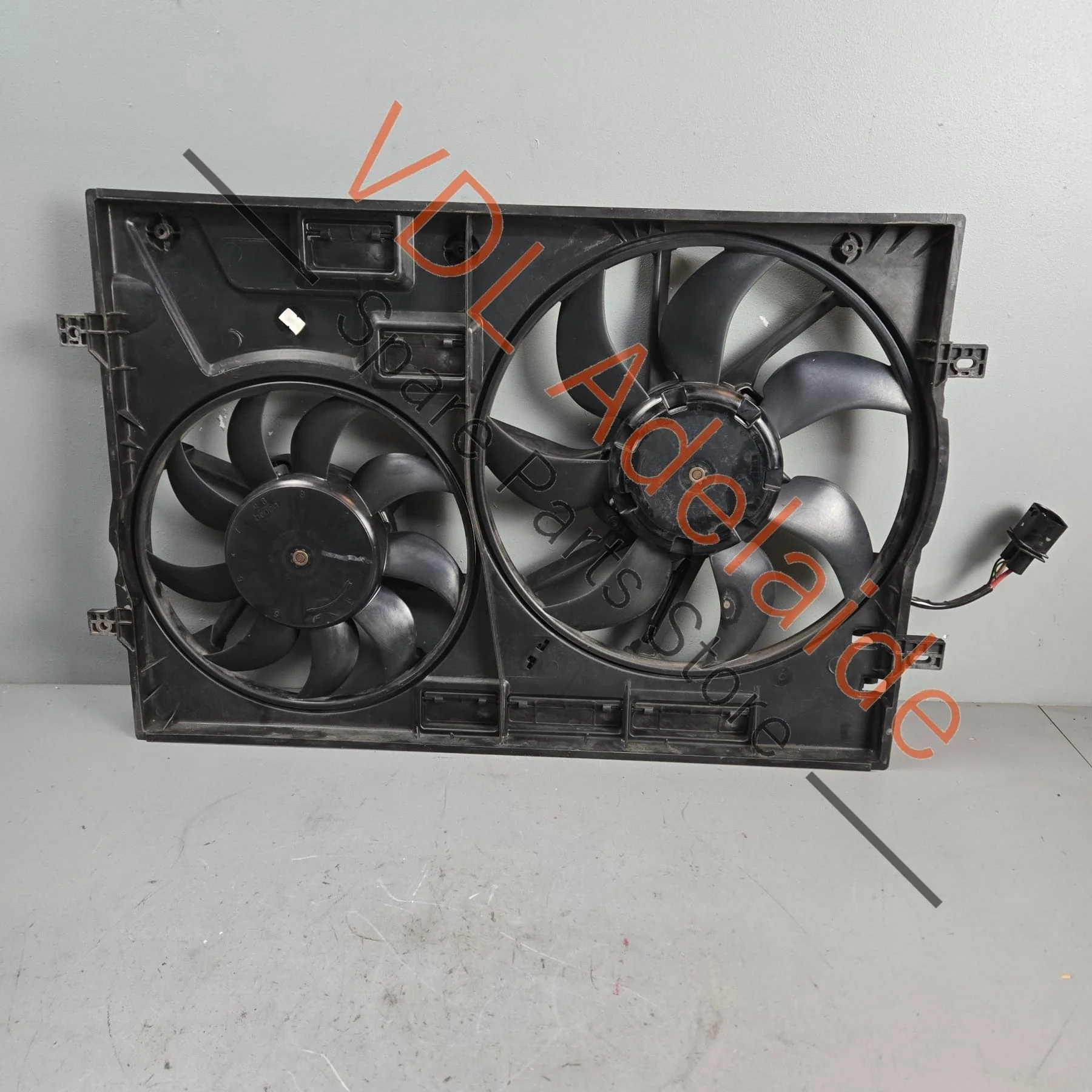 VW Golf MK7 7.5 Dual Twin Radiator Fan Shroud Assembly 5Q0959455AH 370mm 5Q0959455BJ 295mm - Image 2