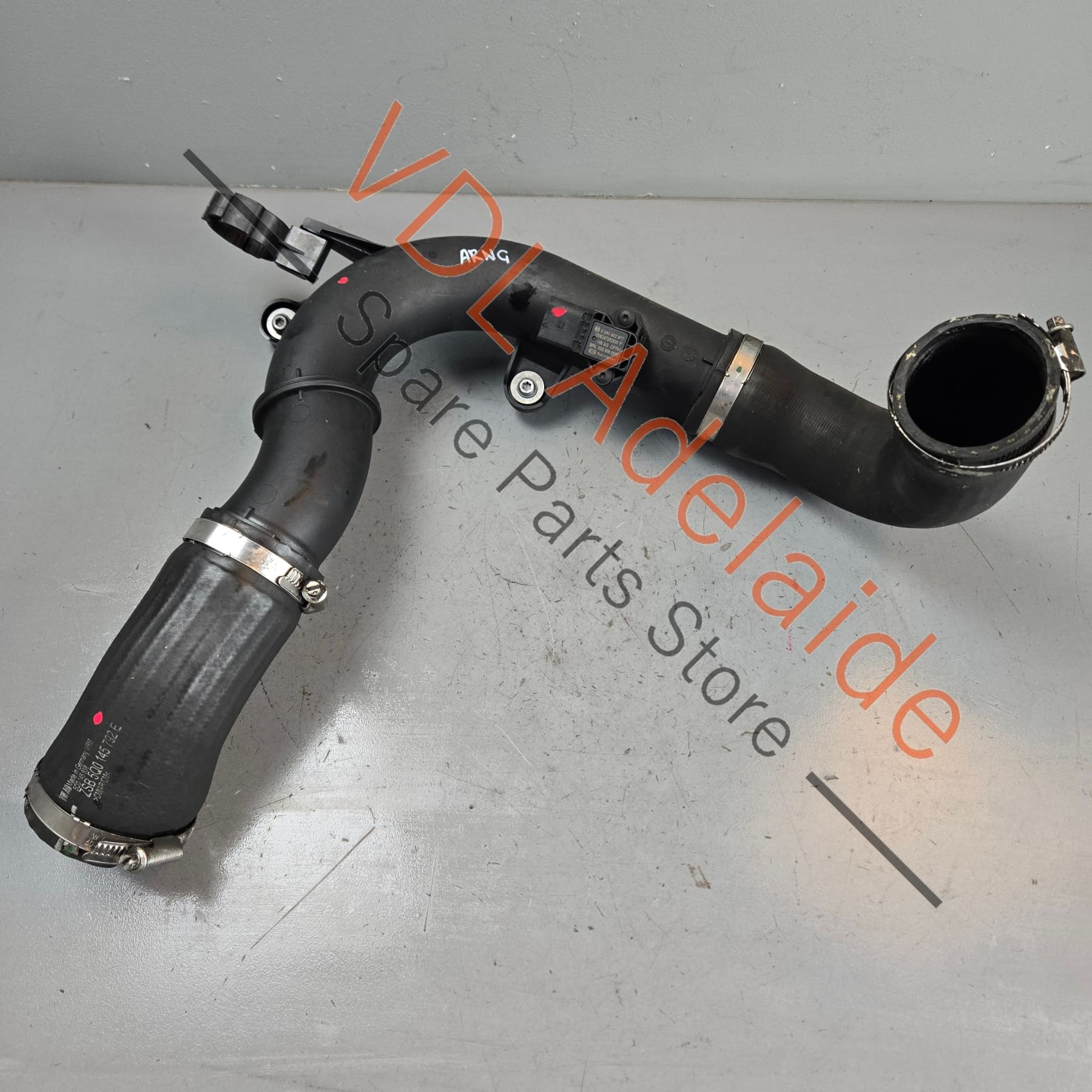 VW Golf R Intercooler Intake Hose Pipe 6C0145770A 5Q0145792G - Image 2