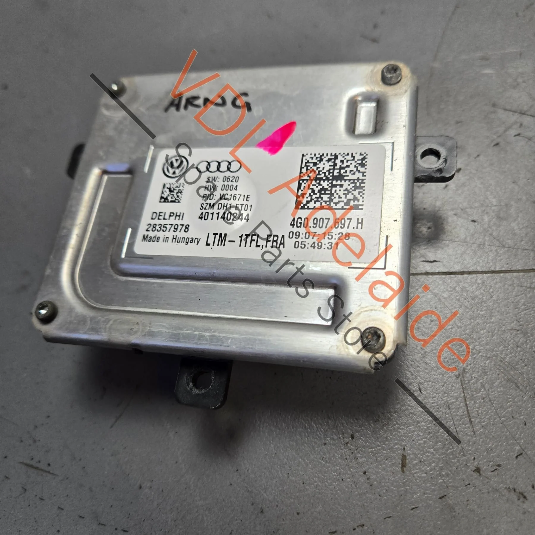 Genuine OEM VW Audi Headlight Control Module for DRL 4G0907697H 4G0907697F - Image 3