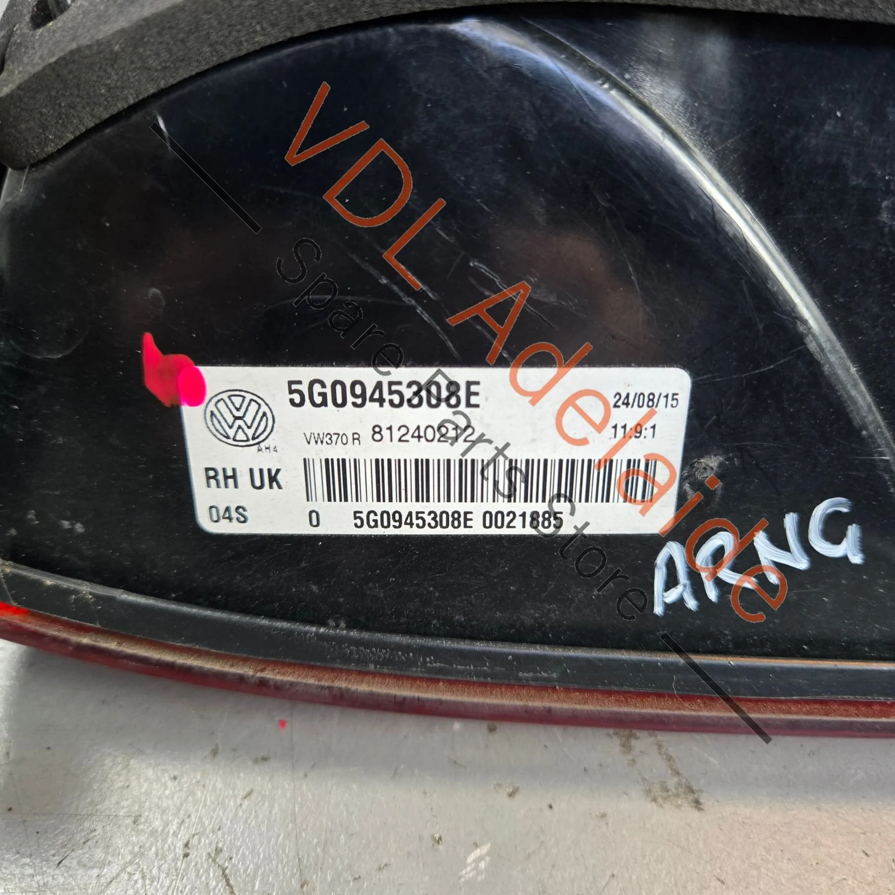 VW Golf MK7 R Right Inner LED Tail Light Taillight 5G0945308E - Image 7