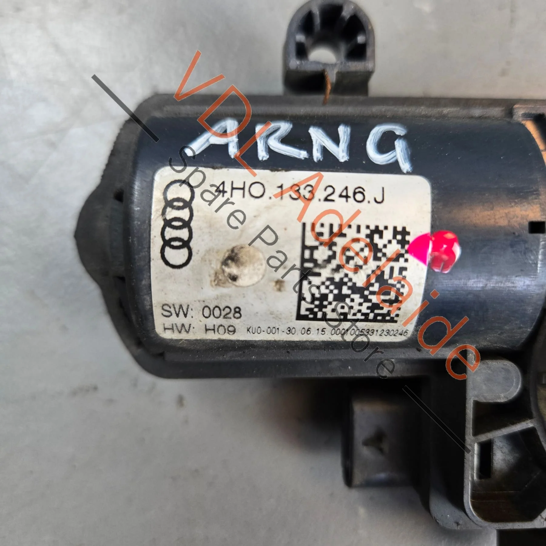 VW Audi Exhaust Flap Servo Motor with spring 4H0133246J - Image 3