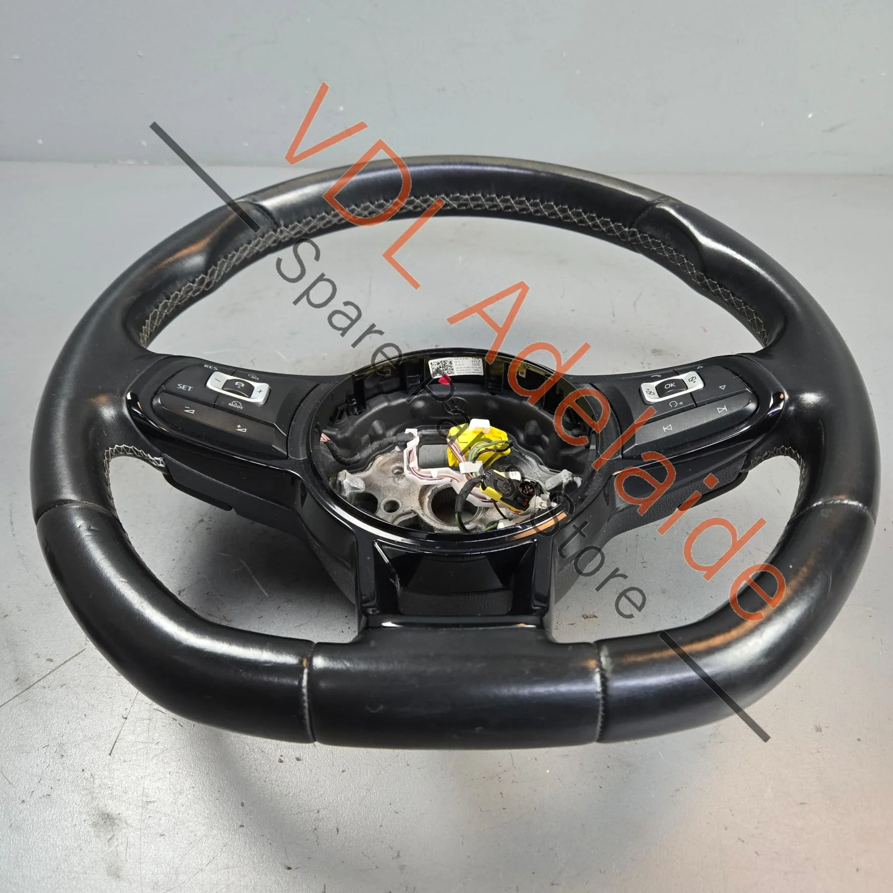 VW Golf R MK7 Flat Bottom Sports Leather Steering Wheel 5G0419091CN 5G0419091JA HYZ - Image 10