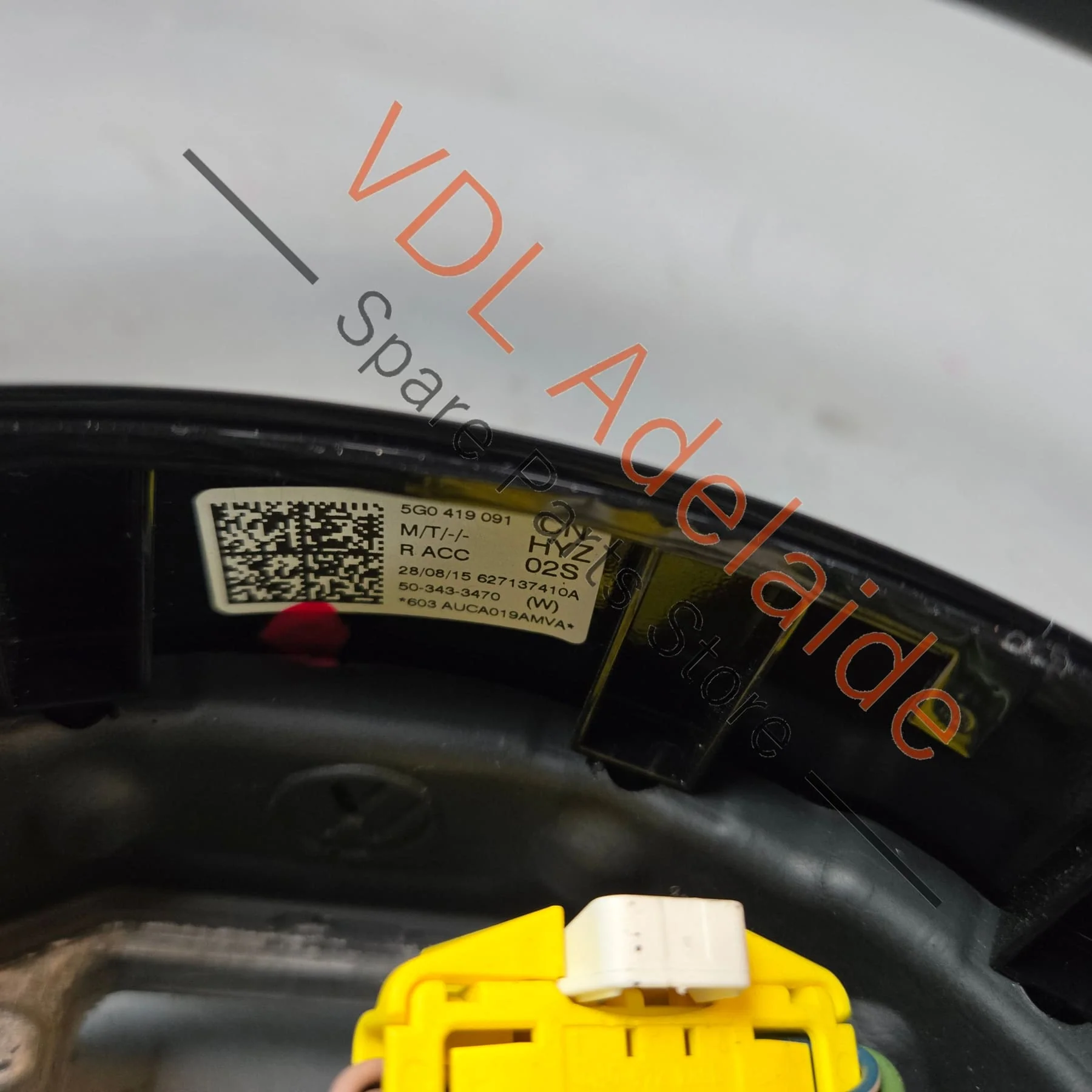 VW Golf R MK7 Flat Bottom Sports Leather Steering Wheel 5G0419091CN 5G0419091JA HYZ - Image 14