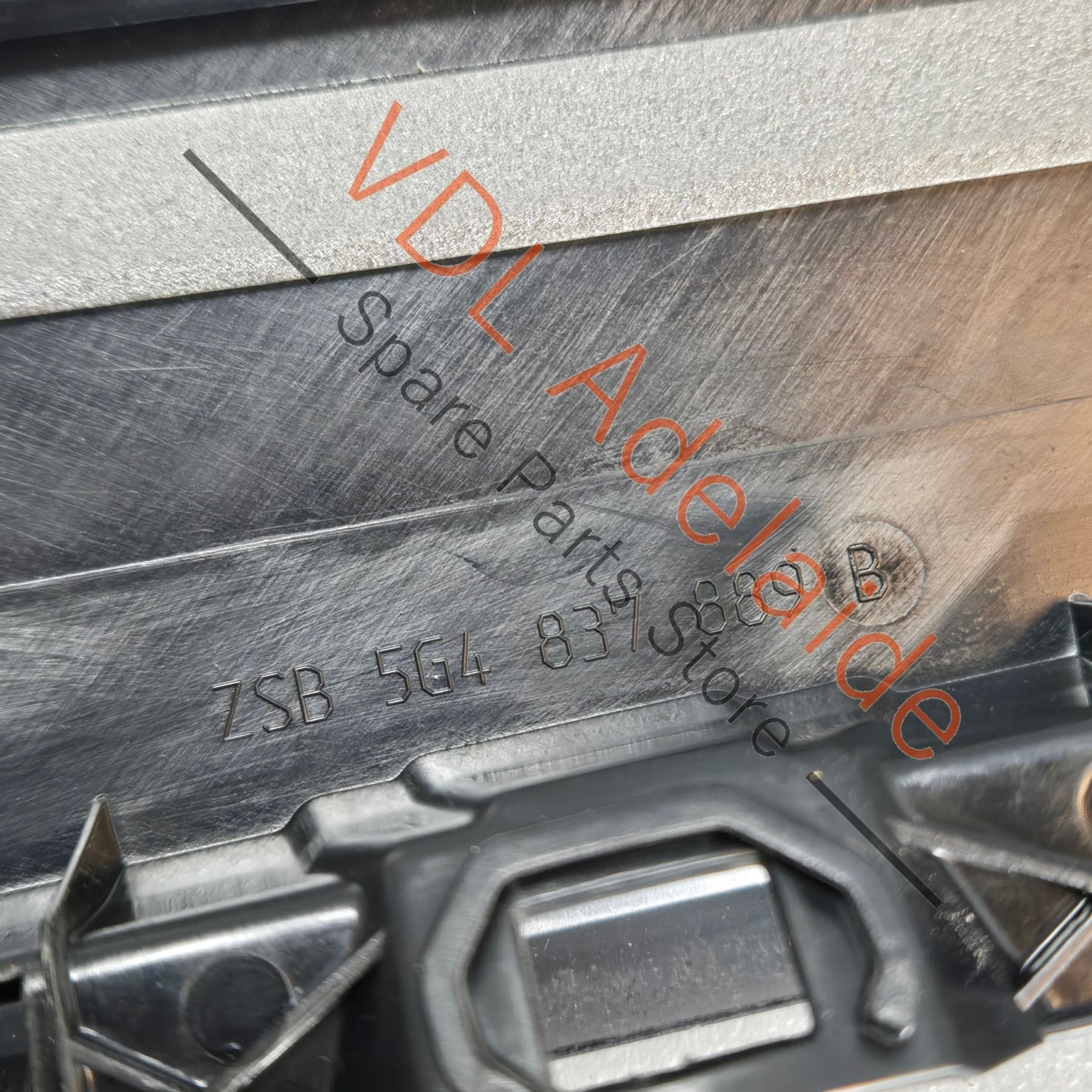 VW Golf Mk7 Gloss Black Front Left B Pillar Exterior Trim for Door Window Frame 5G4837901C 5G4837889B - Image 8
