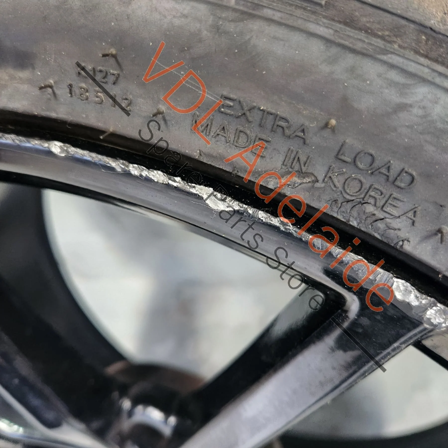 VW Golf 19in Pretoria style alloy wheel Straight & free of cracks 19x8.5 ET 45 #02 - Image 3