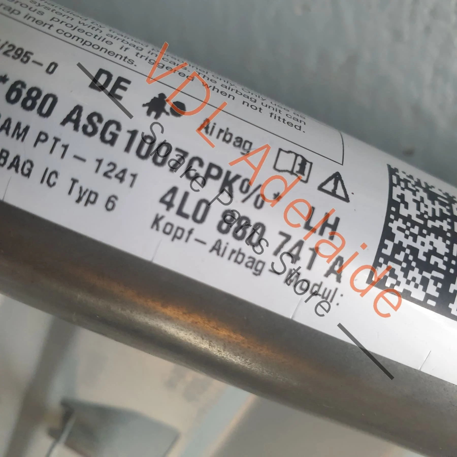 Audi Q7 V12 4L Left Side LHS Curtain Head Airbag Air Bag Unit 4L0880741A - Image 4