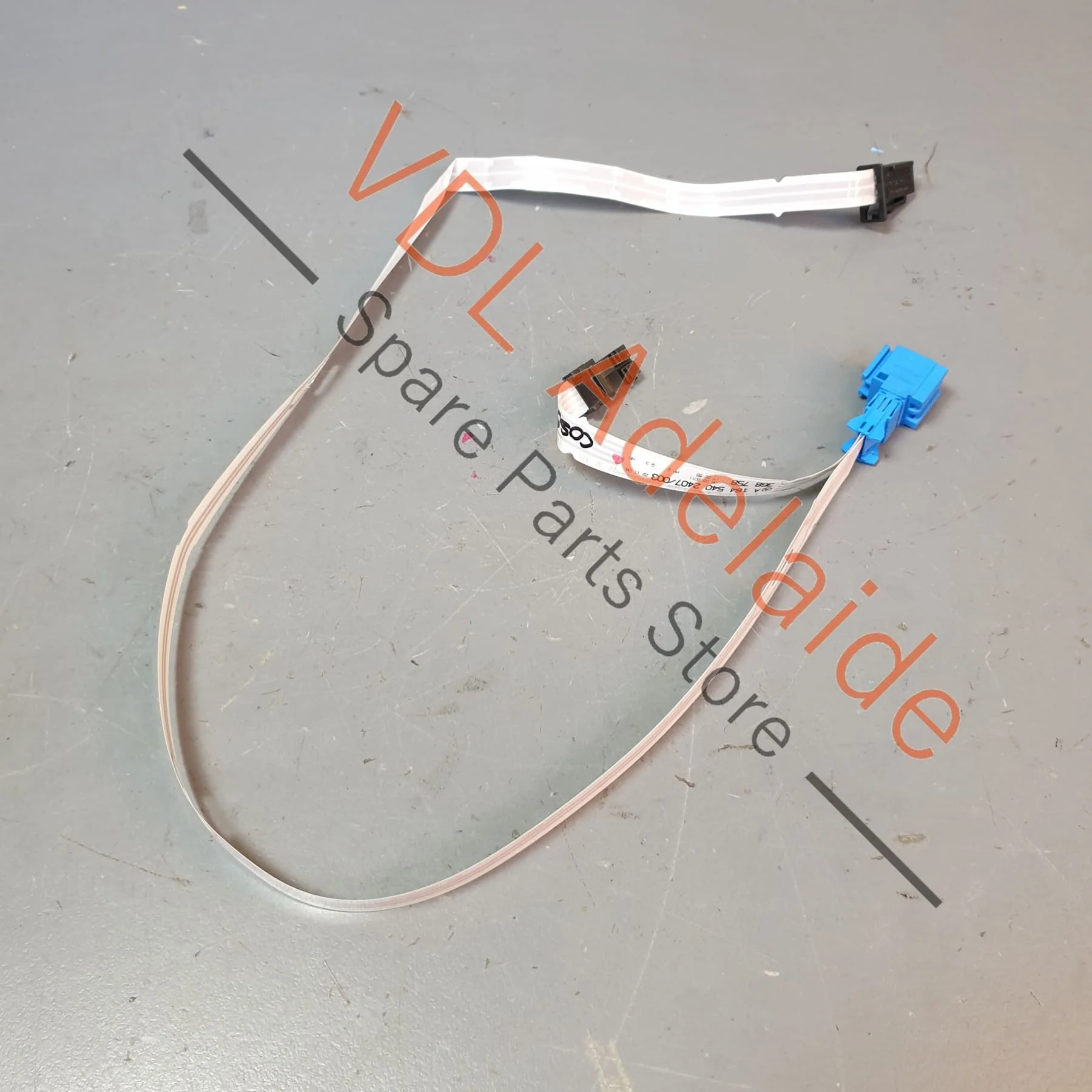 Mercedes W164 Right Rear Door Wiring Ribbon Harness Cable A1645402407 Blue Plug