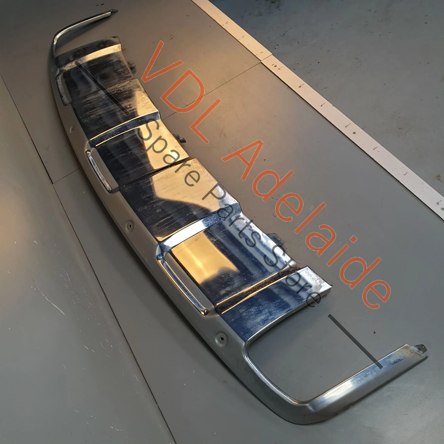 Mercedes W164 Rear Stainless Steel Bumper Chrome Trim Diffuser for AMG A1648856523 - Image 10