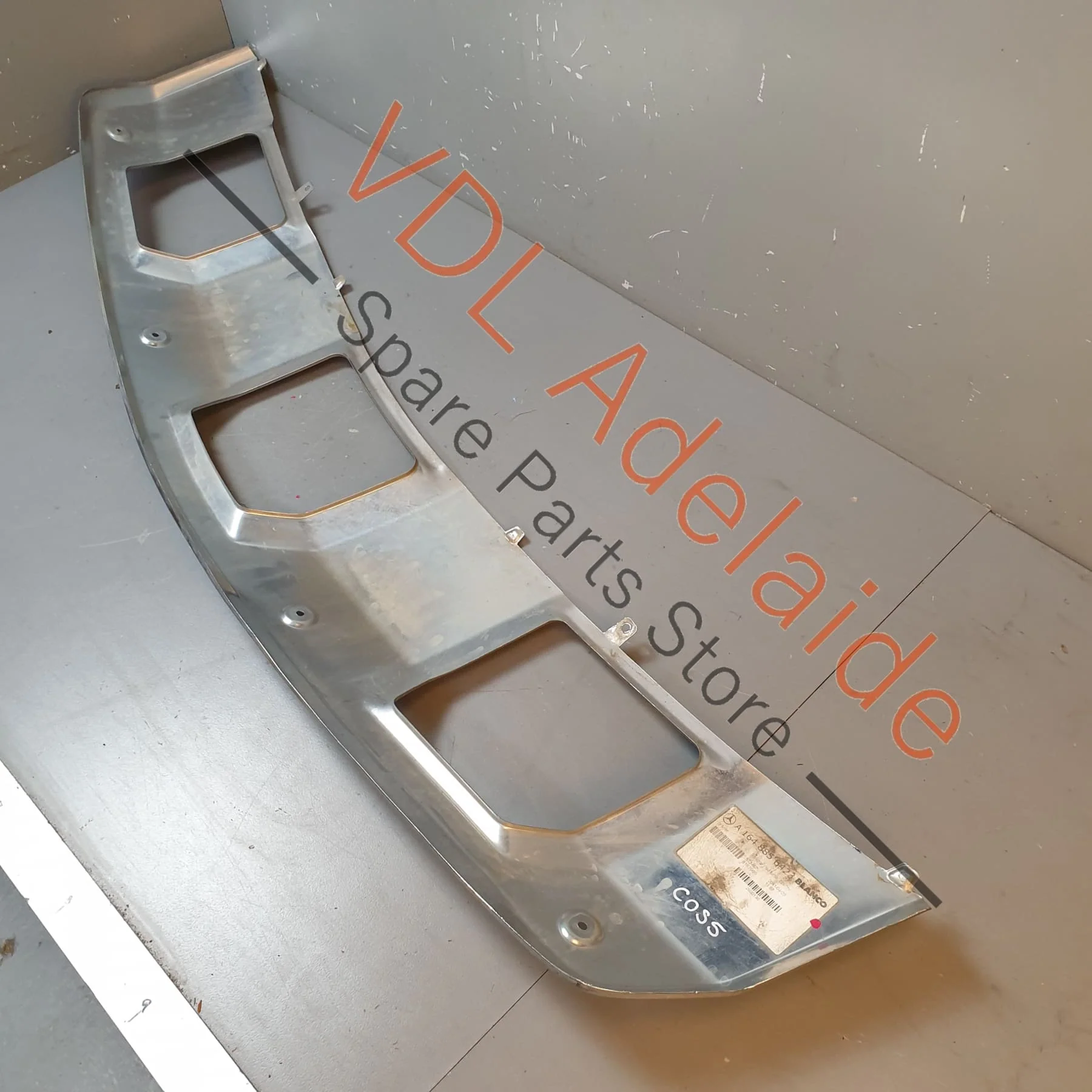 Mercedes W164 Front Stainless Steel Bumper Chrome Trim Diffuser for AMG A1648856423 - Image 10
