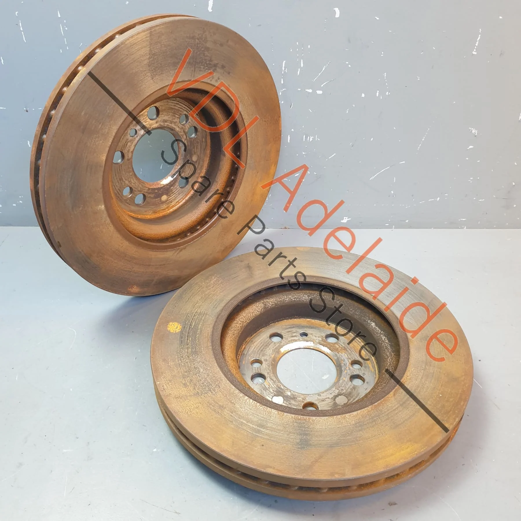 Pair of Mercedes ML300 ML350 W164 Front Brake Disc Rotors DBA2252 330mm x 32mm Vented - Image 6