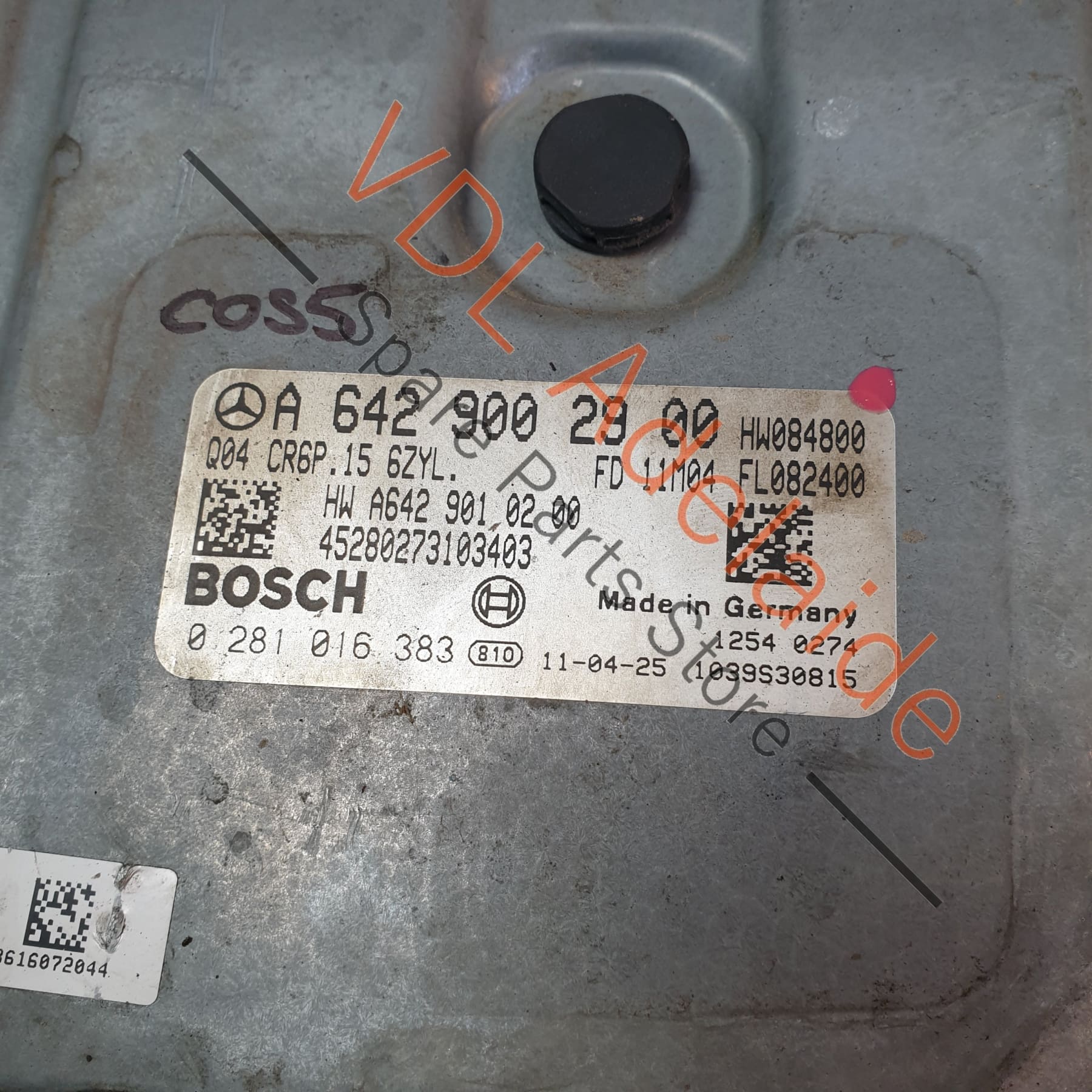 Mercedes W164 Diesel Engine ECU Control Unit A6429002900 - Image 2