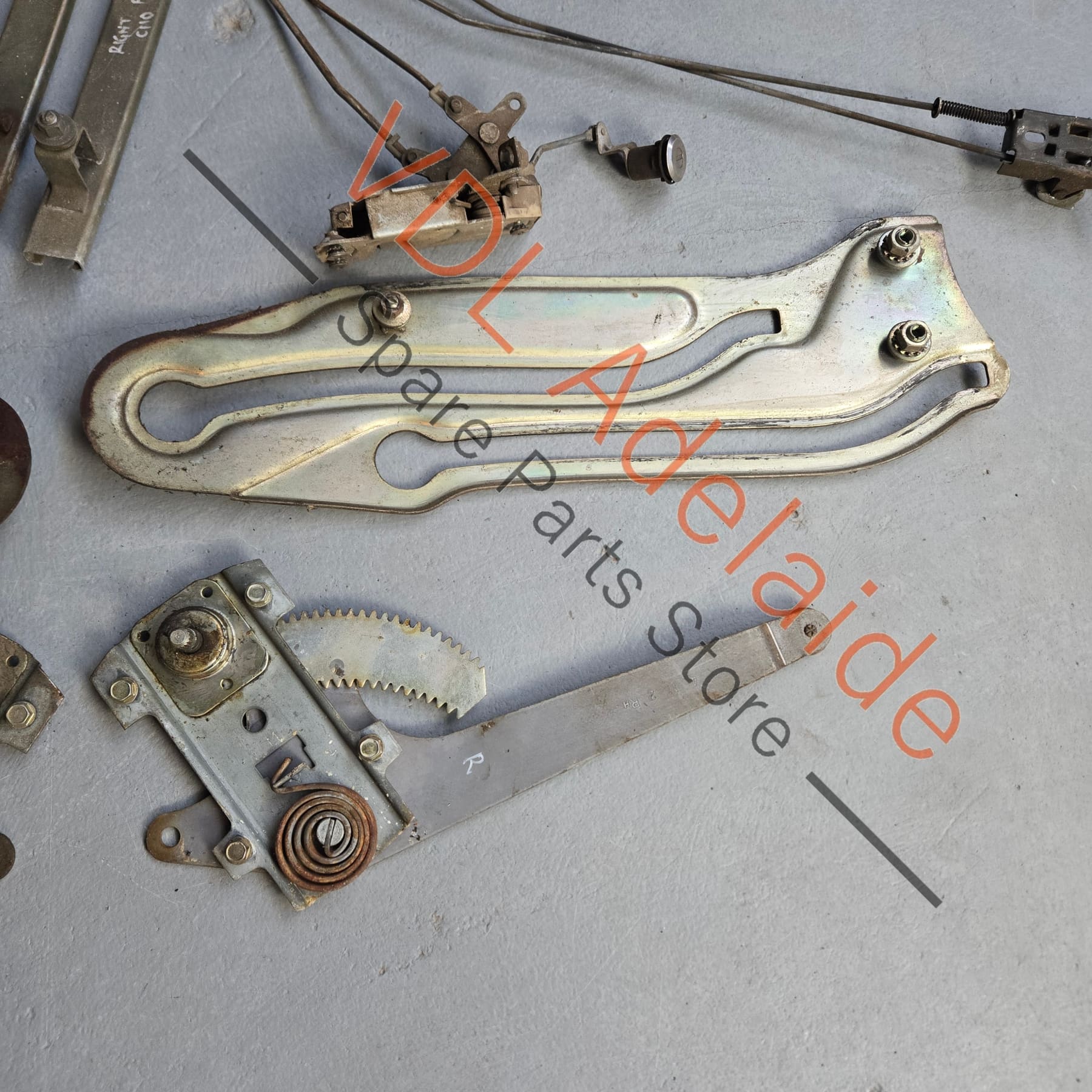 Datsun C110 240K GT Coupe Set of Window Winder and Door Lock Mechanisms - Image 6