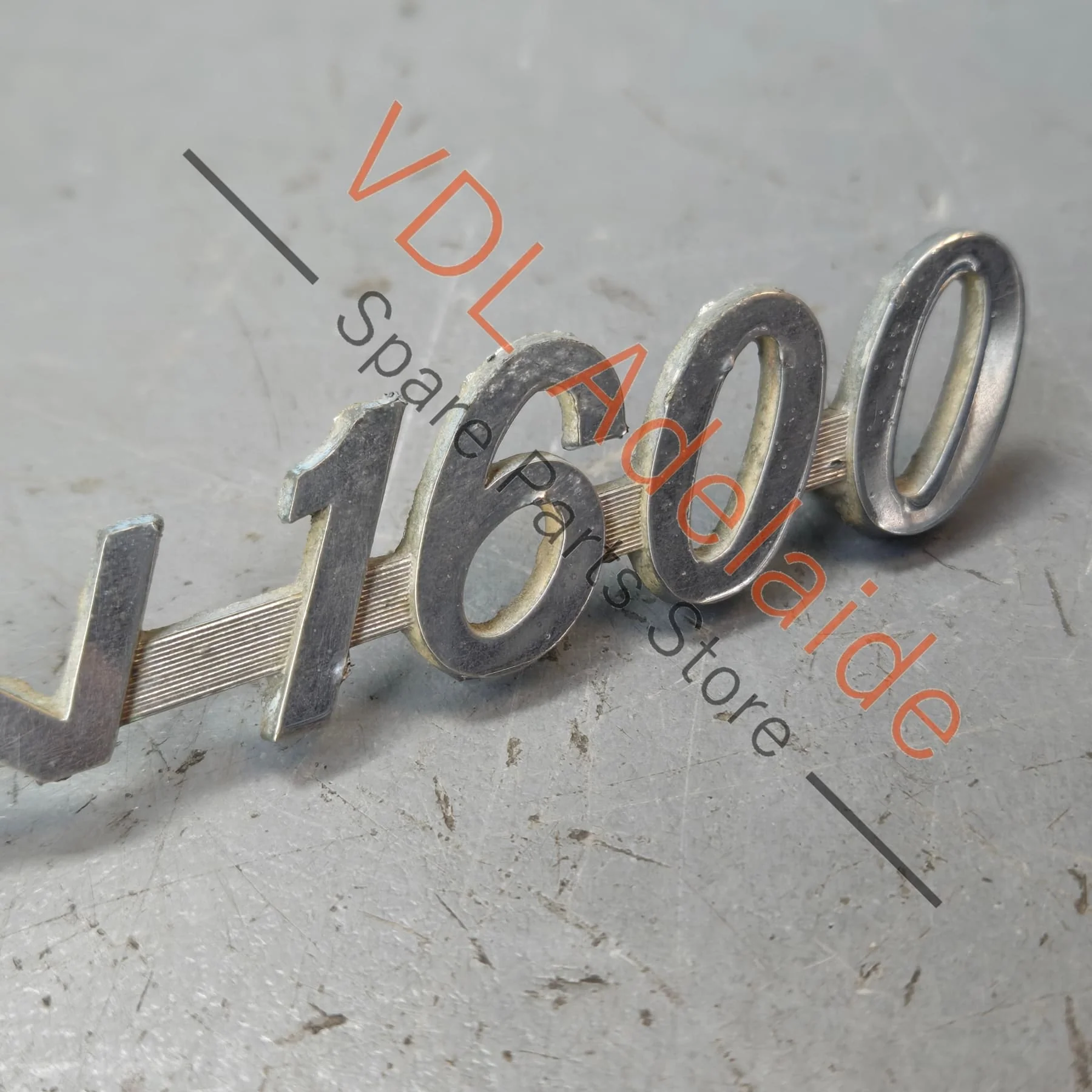 Datsun 1600 510 Front Quarter Fender Panel Badge Emblem Genuine Cast Chrome #01 - Image 5