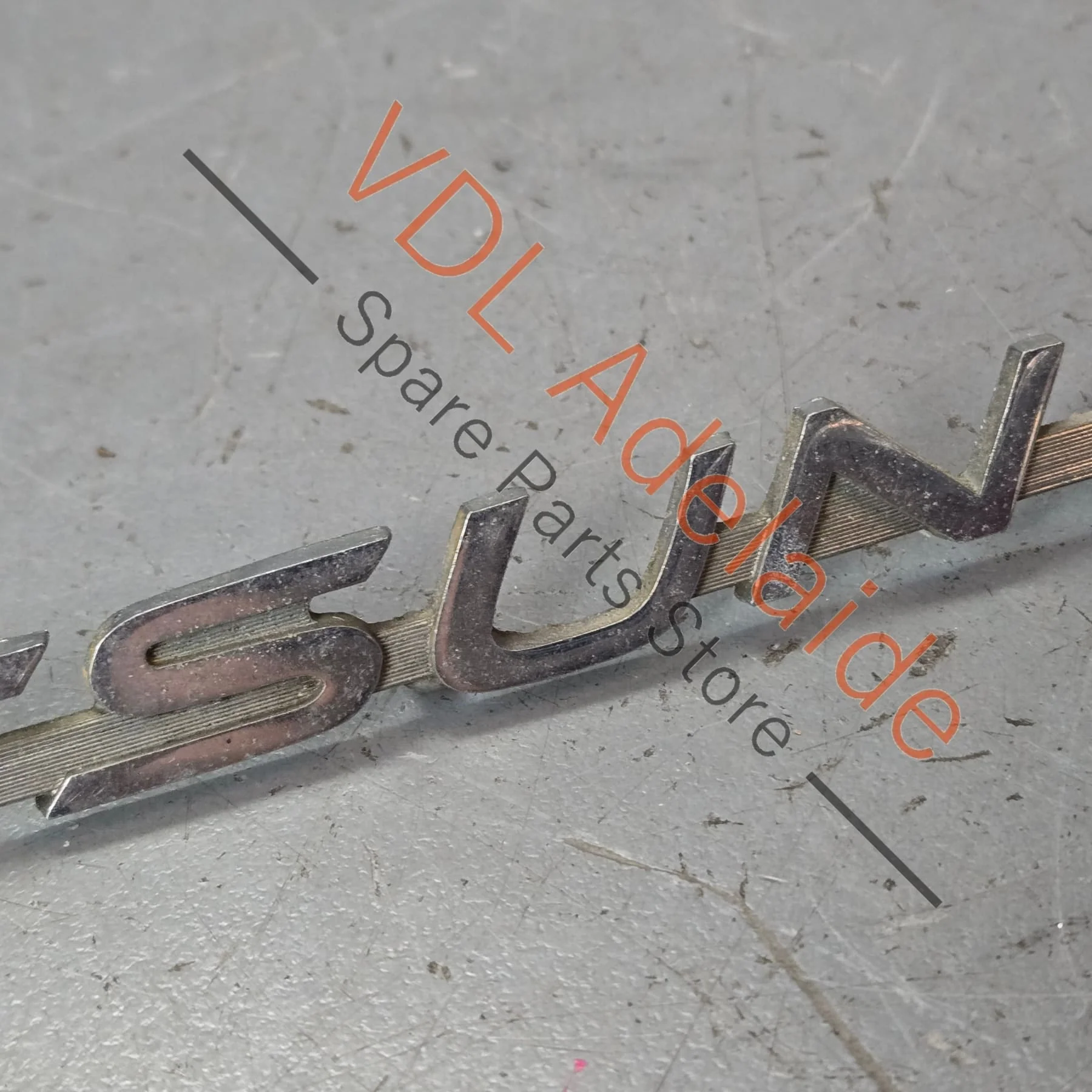 Datsun 1600 510 Front Quarter Fender Panel Badge Emblem Genuine Cast Chrome #04 - Image 4