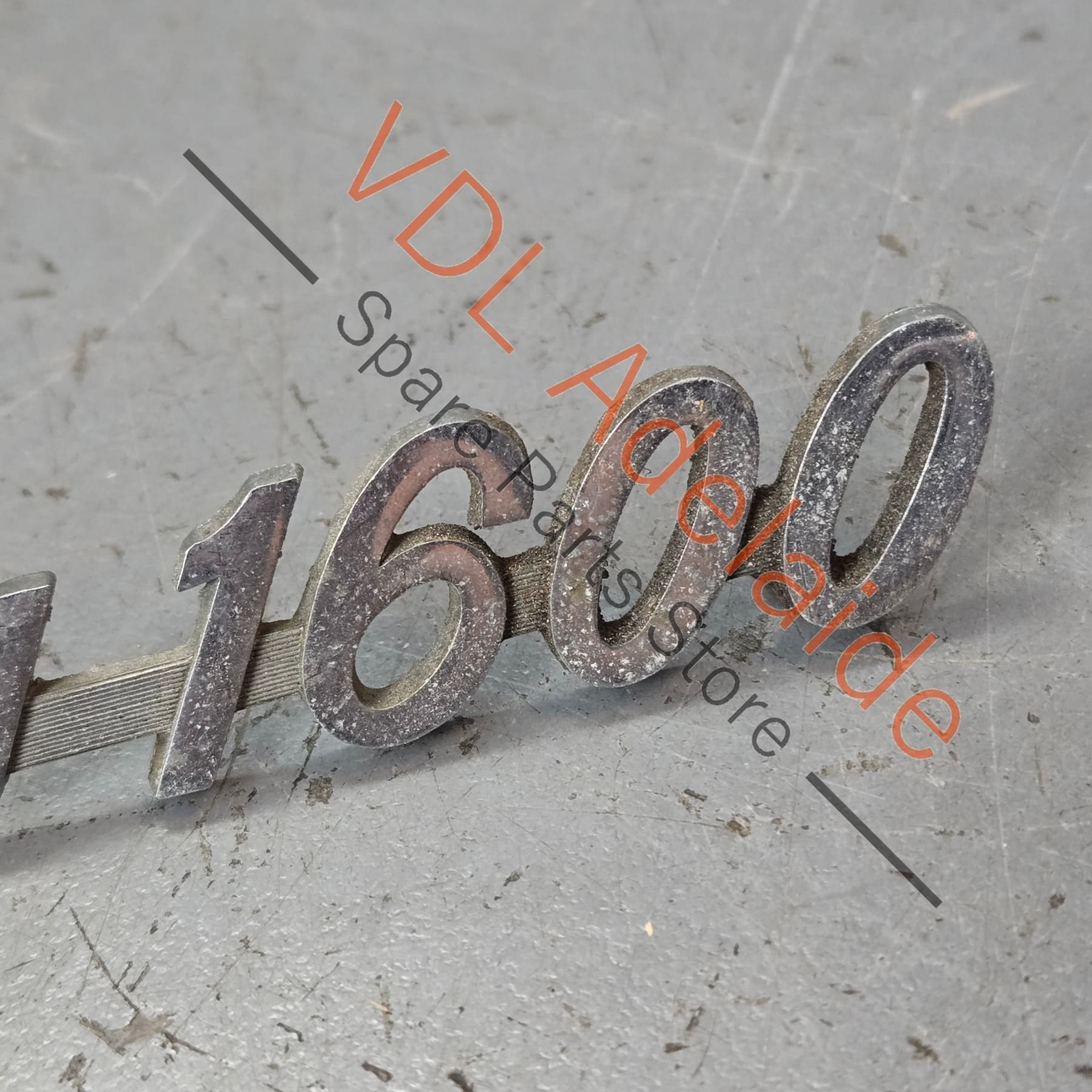 Datsun 1600 510 Front Quarter Fender Panel Badge Emblem Genuine Cast Chrome #04 - Image 5