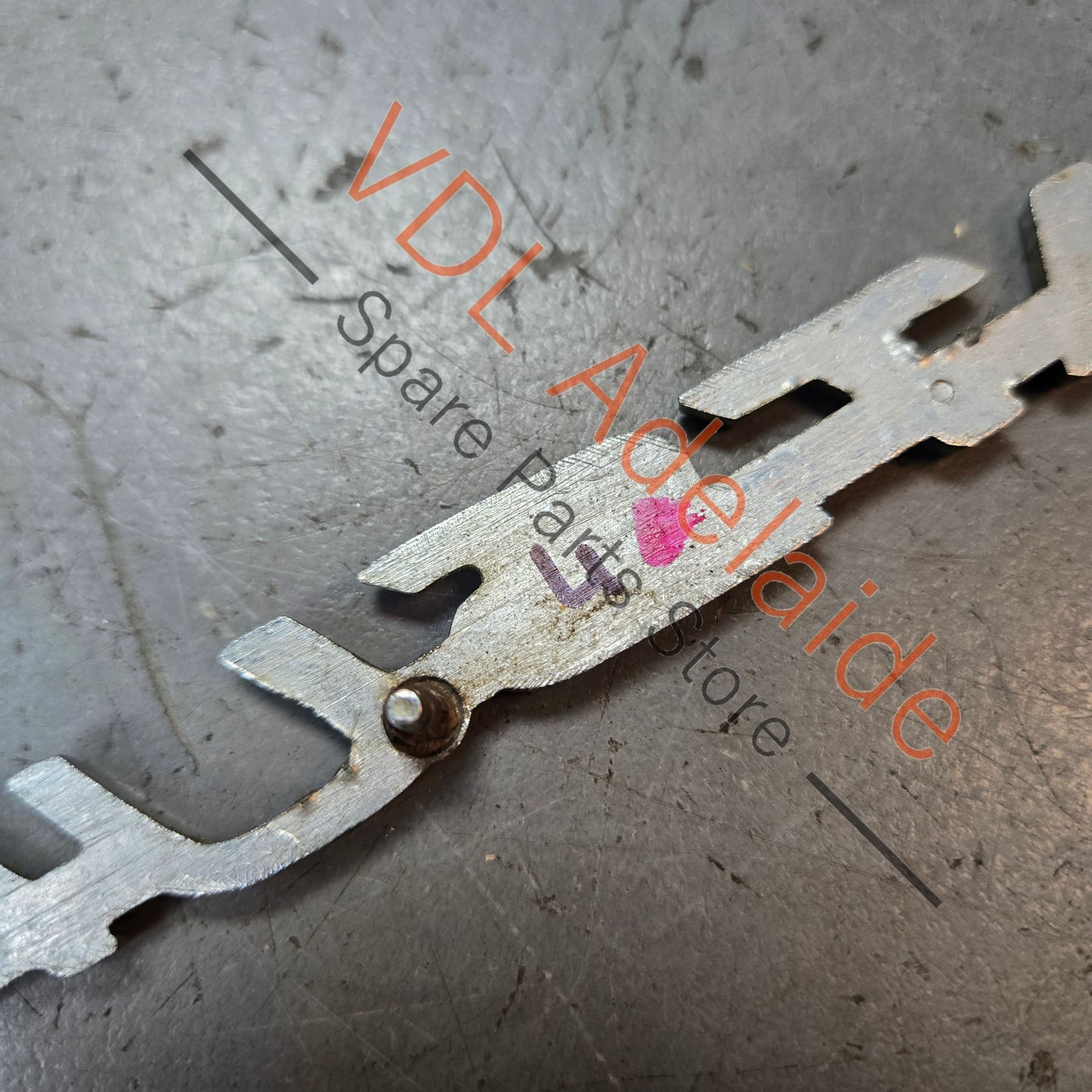 Datsun 1600 510 Front Quarter Fender Panel Badge Emblem Genuine Cast Chrome #04 - Image 9