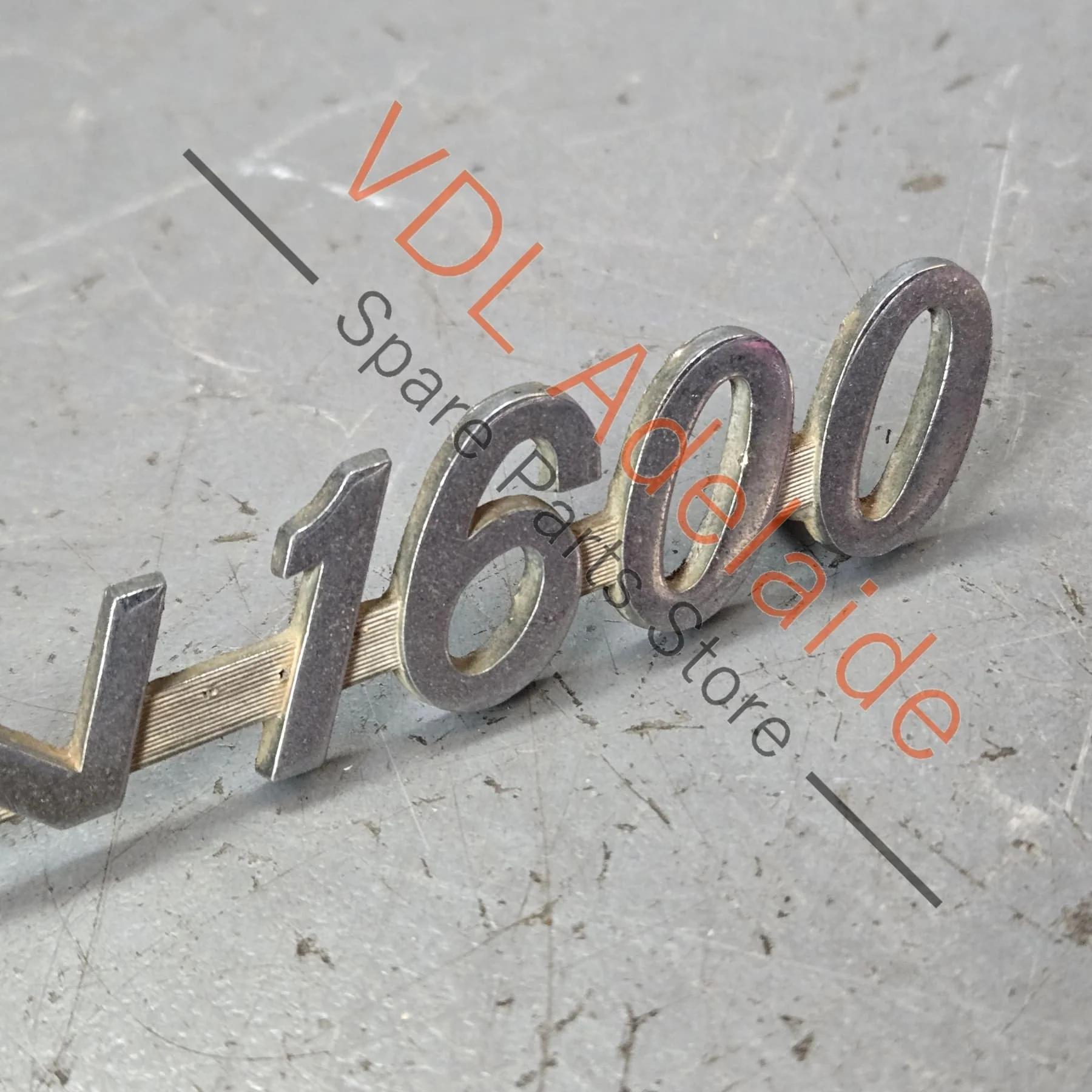 Datsun 1600 510 Front Quarter Fender Panel Badge Emblem Genuine Cast Chrome #07 - Image 5