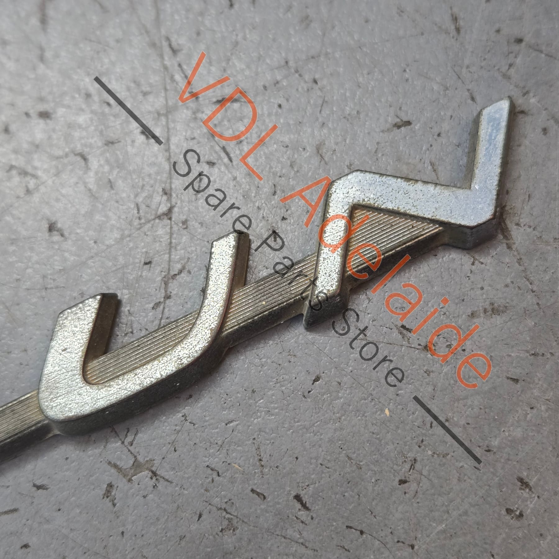 Datsun 1600 510 Rear Trunk Boot Lid Panel Badge Emblem Genuine Chrome #01 - Image 5