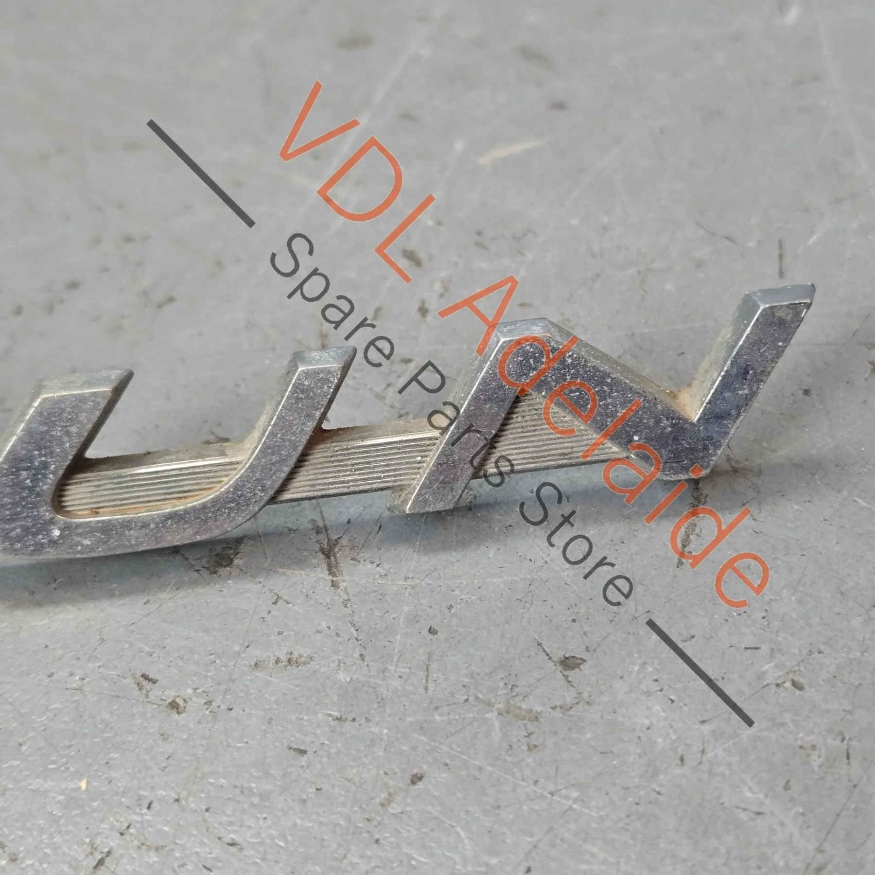 Datsun 1600 510 Rear Trunk Boot Lid Panel Badge Emblem Genuine Chrome #02 - Image 5