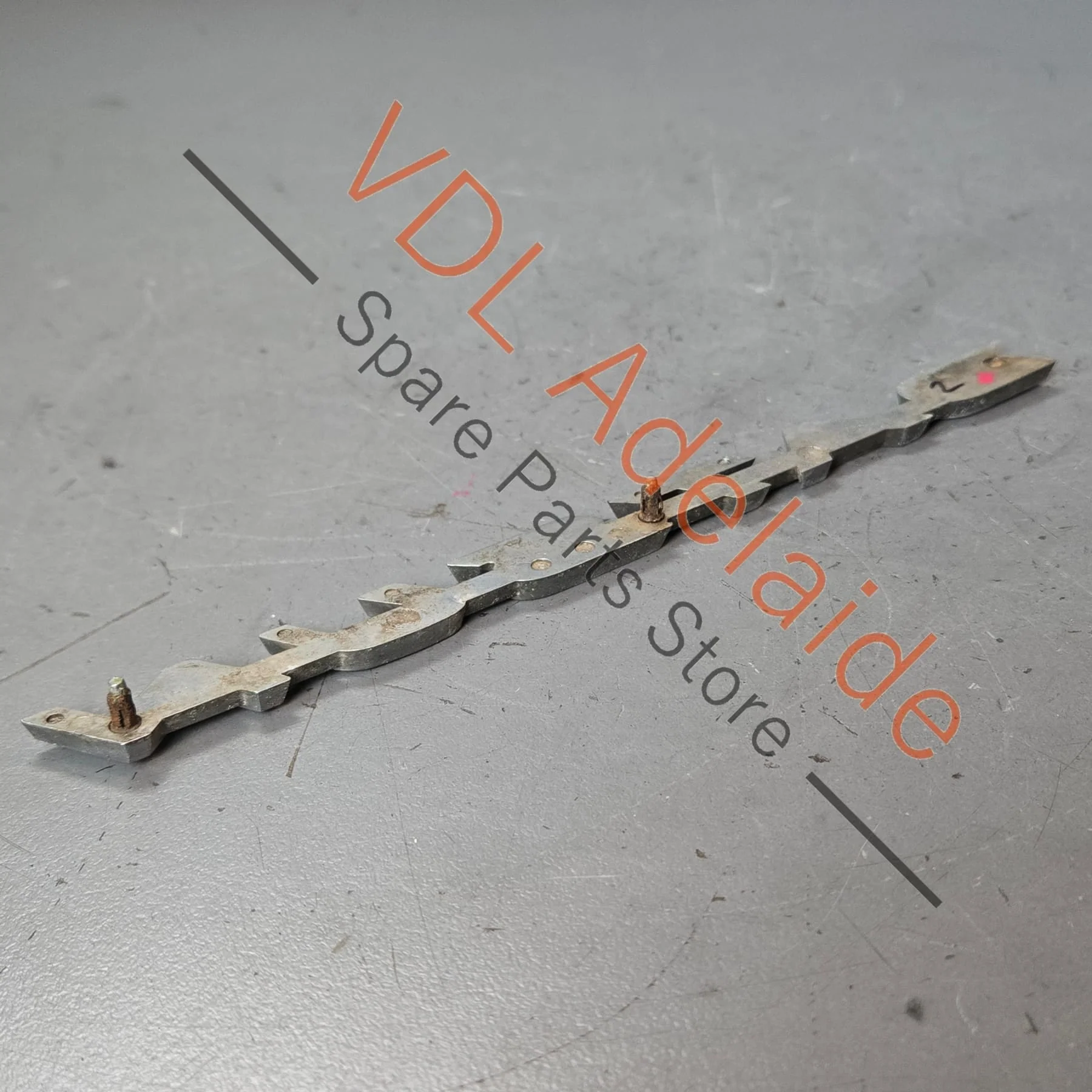 Datsun 1600 510 Rear Trunk Boot Lid Panel Badge Emblem Genuine Chrome #02 - Image 6