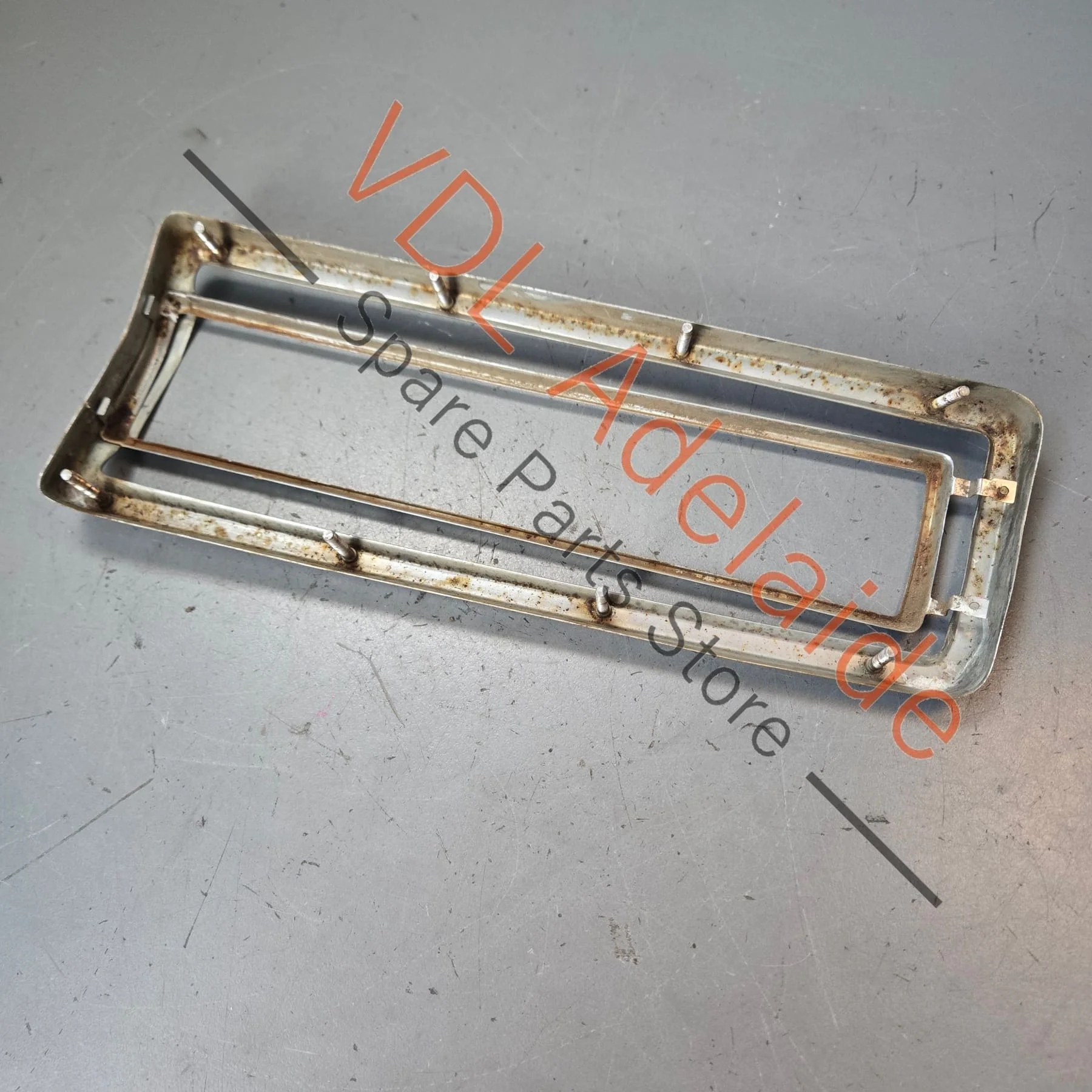 Datsun 1600 510 Rear Left Tail Light Chrome Frame #01 - Image 6